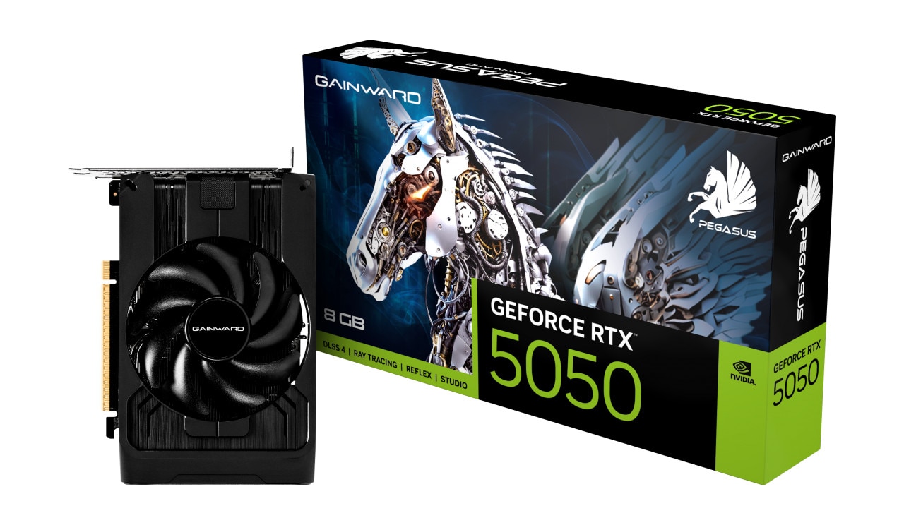 GAINWARD GeForce RTX 5050 Pegasus 8GB GDDR6 Grafikkarte HDMI/3xDP
