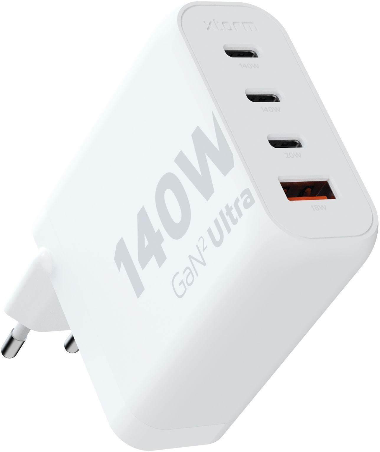 Shumee Weiß Xtorm 140W Wandladegerät 3X Usb-C, Usb-A Qc Pd Schnell Kompakt 1 Stück. - Bild 2