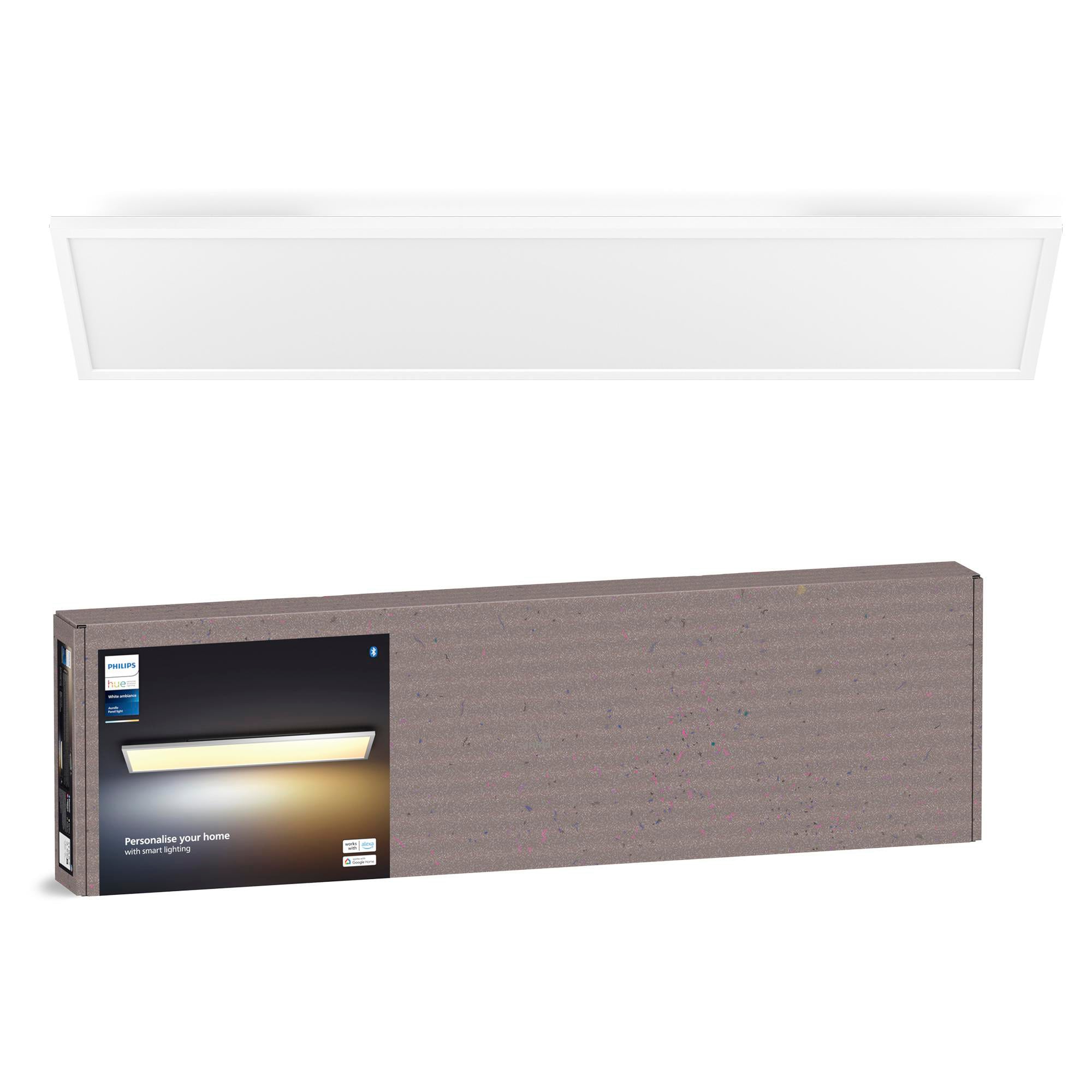 Philips Hue White Ambiance Aurelle Deckenleuchte + Integrierte Led 120X30cm Weiß - Bild 5