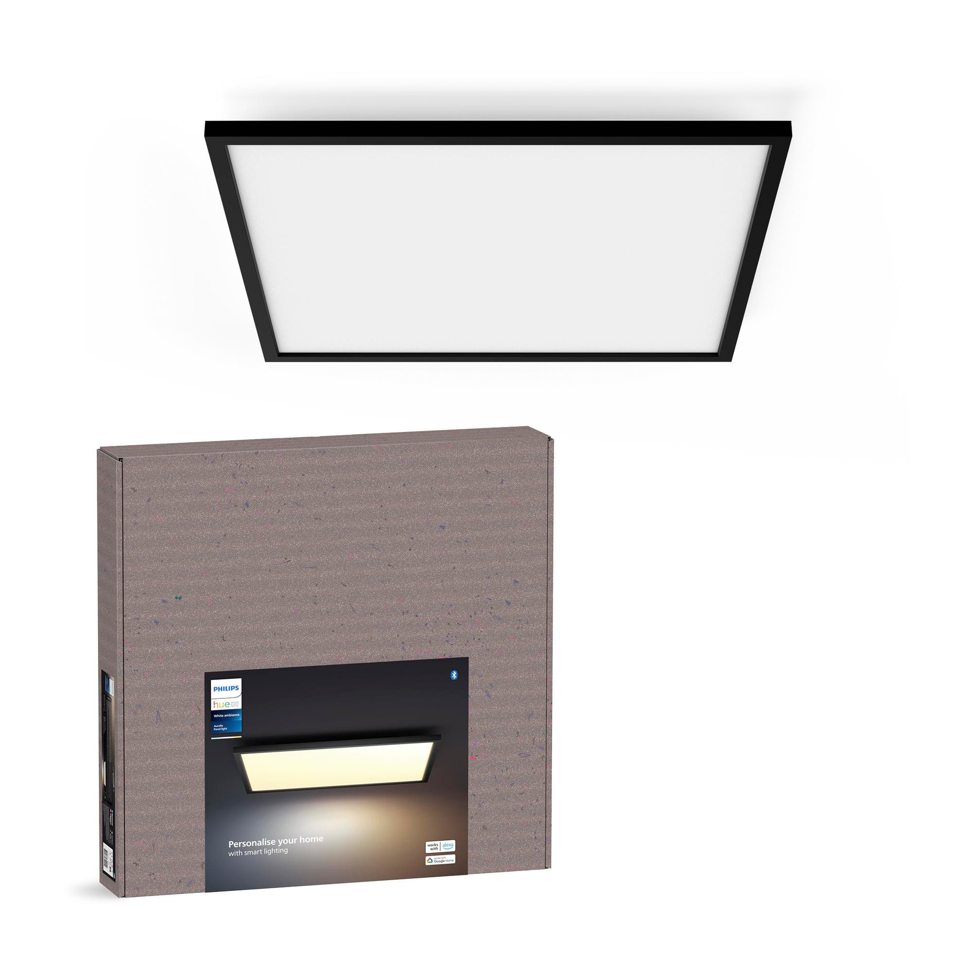 Philips Hue White Ambiance Aurelle Deckenleuchte + Integrierte Led 60X60cm Schwarz - Bild 4