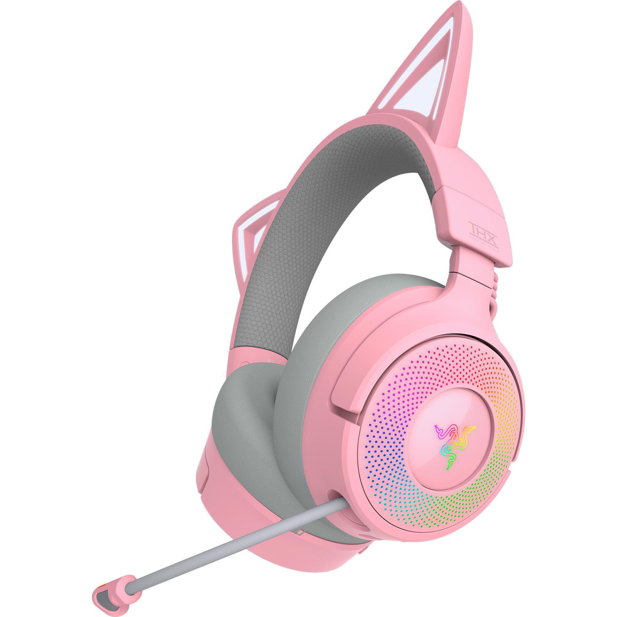 Razer Kraken Kitty V3 Pro (Kabelgebunden, Kabellos), Gaming Headset, Rosa - Image 2