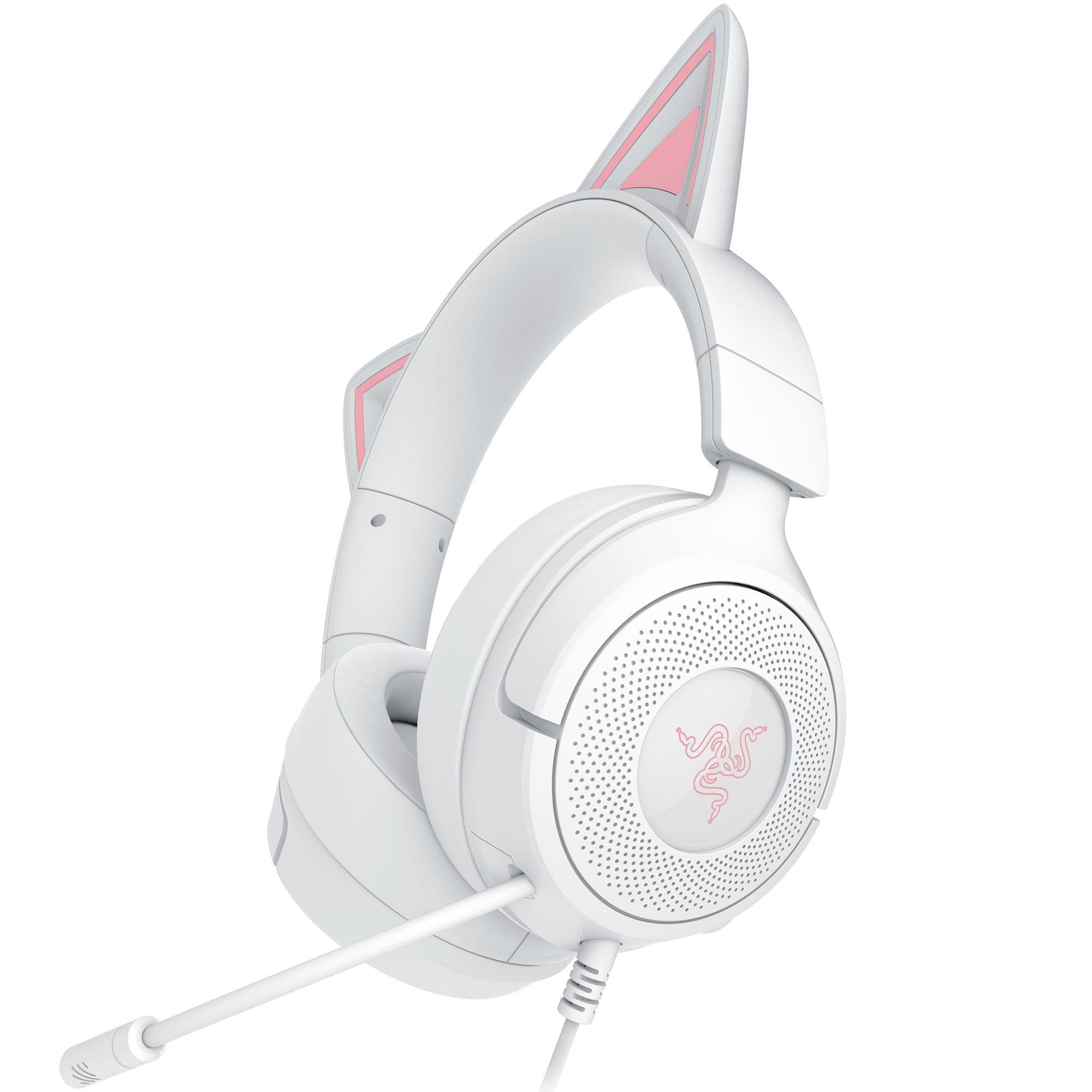 Razer Kraken Kitty V3 X - Kabelgebundenes Kitty-Headset Für Gaming 270G Weiß