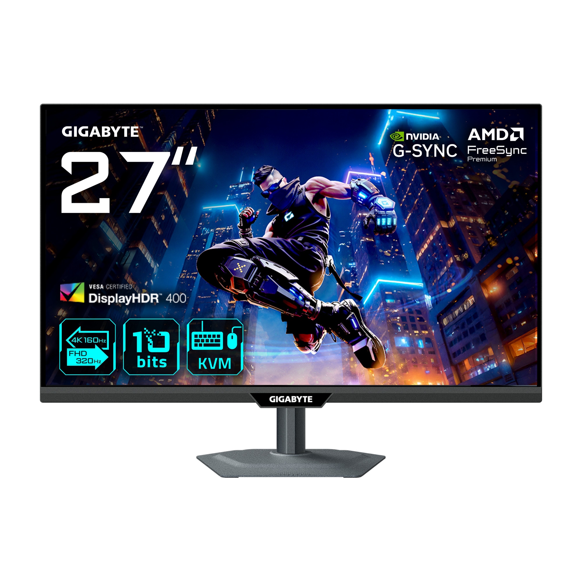 Gigabyte Spielmonitor 27” - M27up - 4K Uhd - 160Hz - Freesync Premium Pro - Bild 4