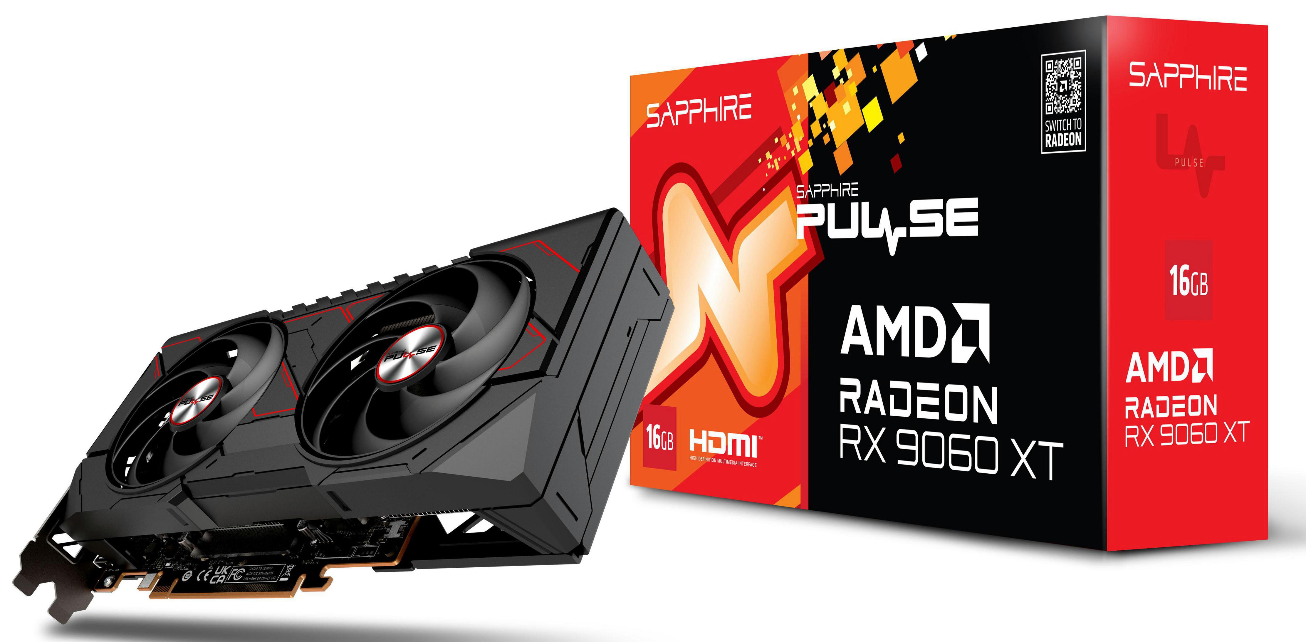 Sapphire Radeon RX9060XT Pulse Gaming OC 16GBGDDR6 2xHDMI DP - Image 6