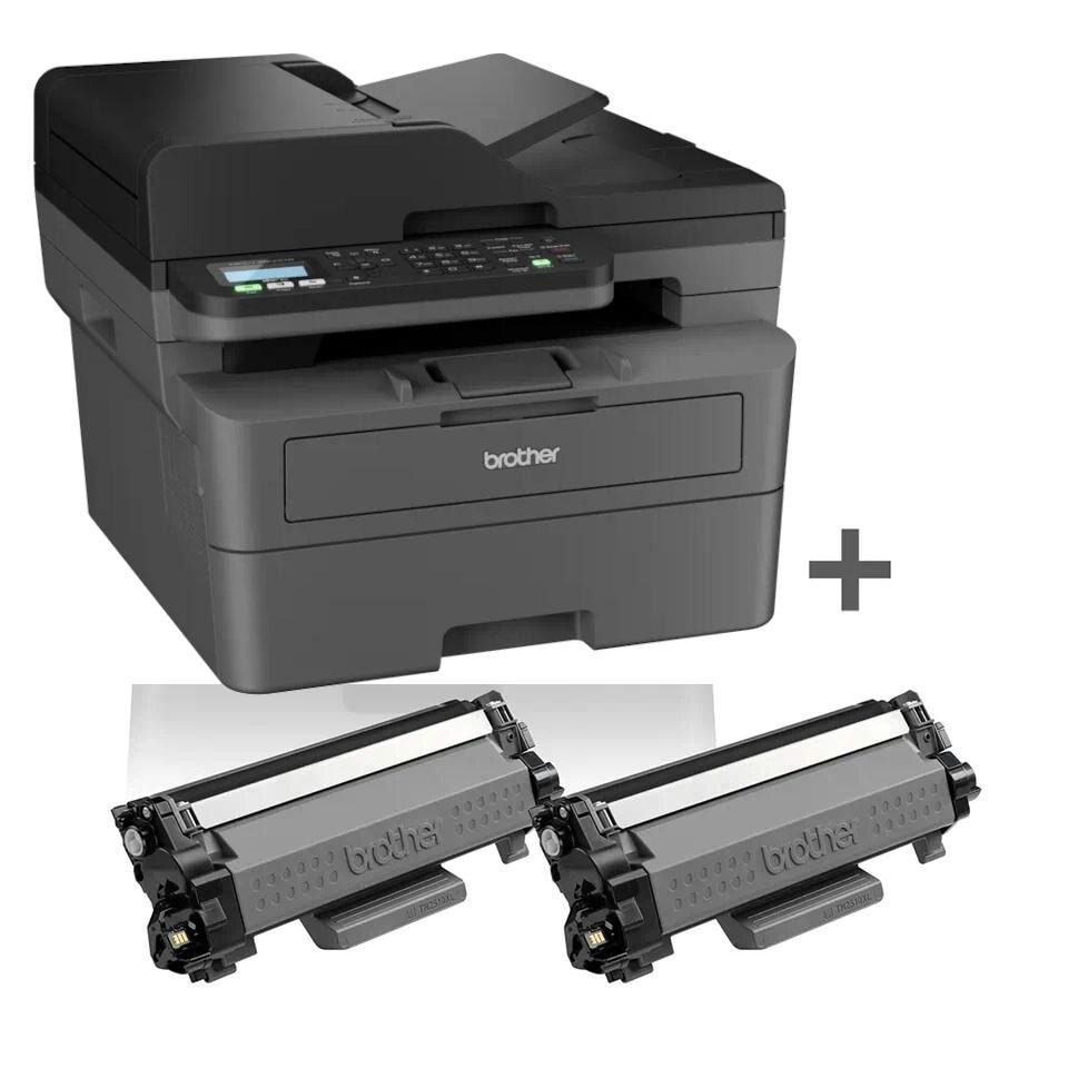 Brother Mfc-L2827dwxl S/W-Laser-Multifunktionsdrucker Scanner Kopierer Fax Wlan Mfcl2827dwxlre1 - Bild 8
