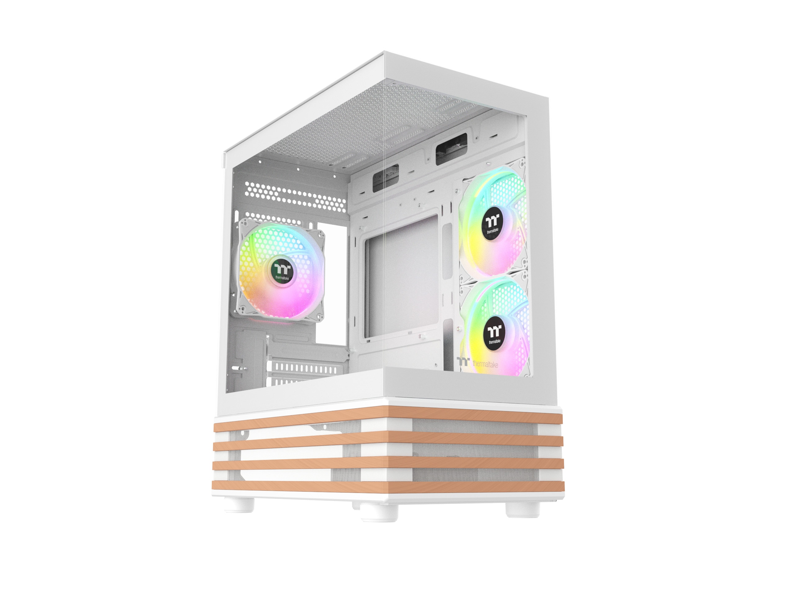 Thermaltake View 170 Ws Argb Mini Tower Atx Gehäuse Snow White 4.65Kg Weiß