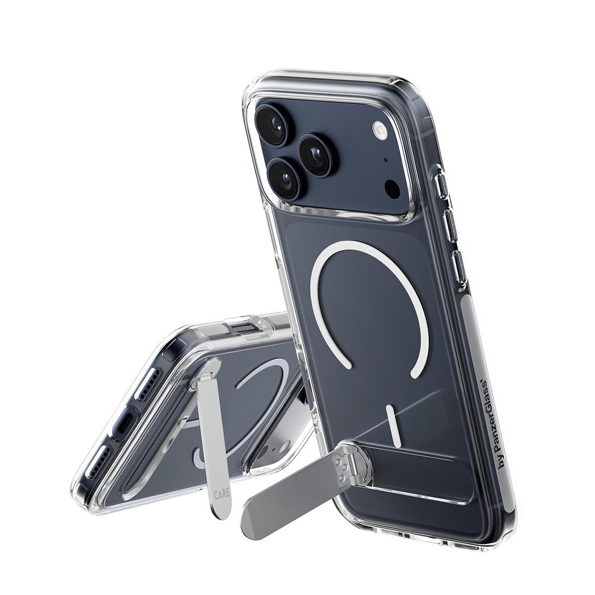 CARE by PanzerGlass Kickstand Case Transparent w MagSafe iPhone 18 Pro Max 17 Pro Max - Bild 4