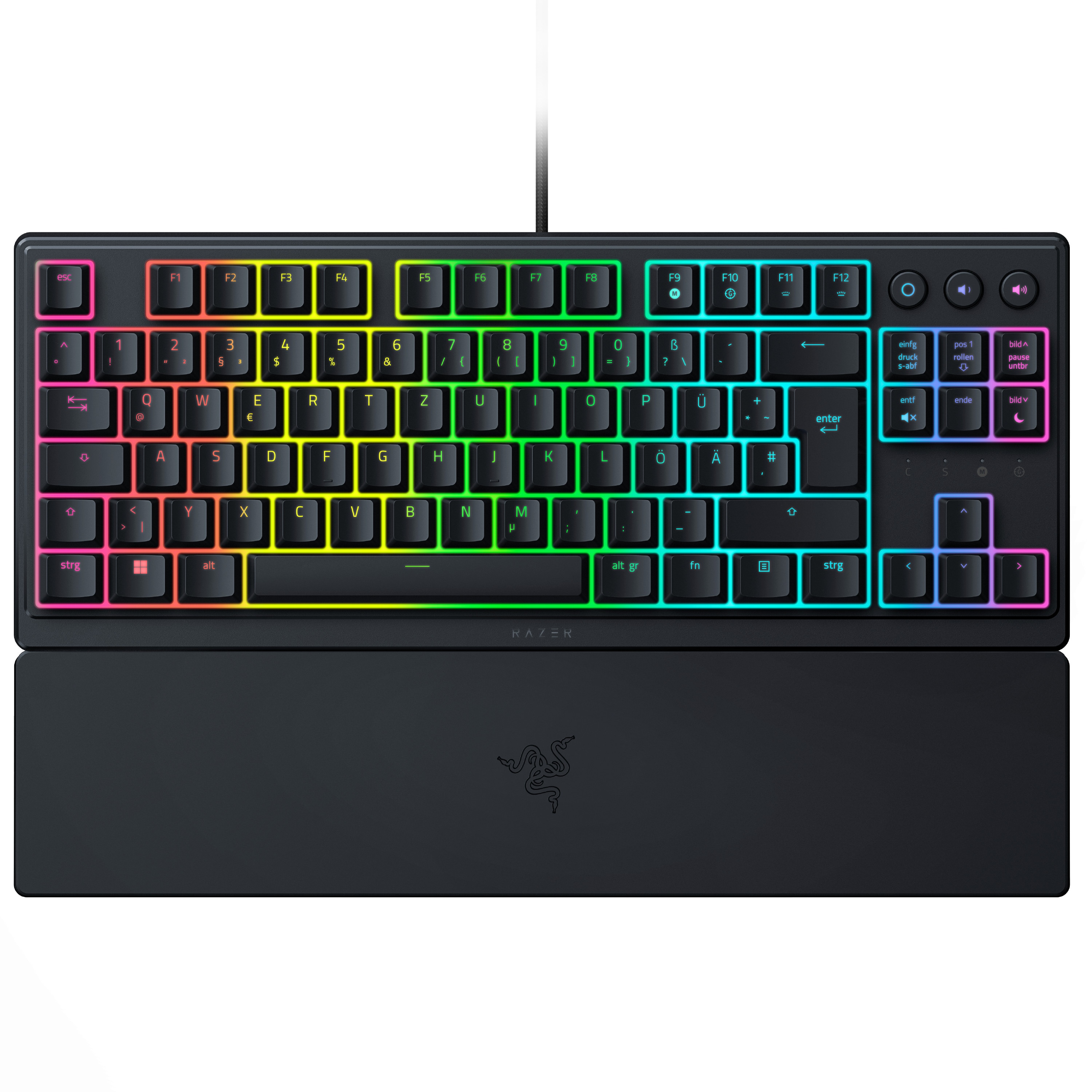 Razer Ornata V3 TKL (DE, Kabelgebunden), Tastatur, Schwarz - Image 3