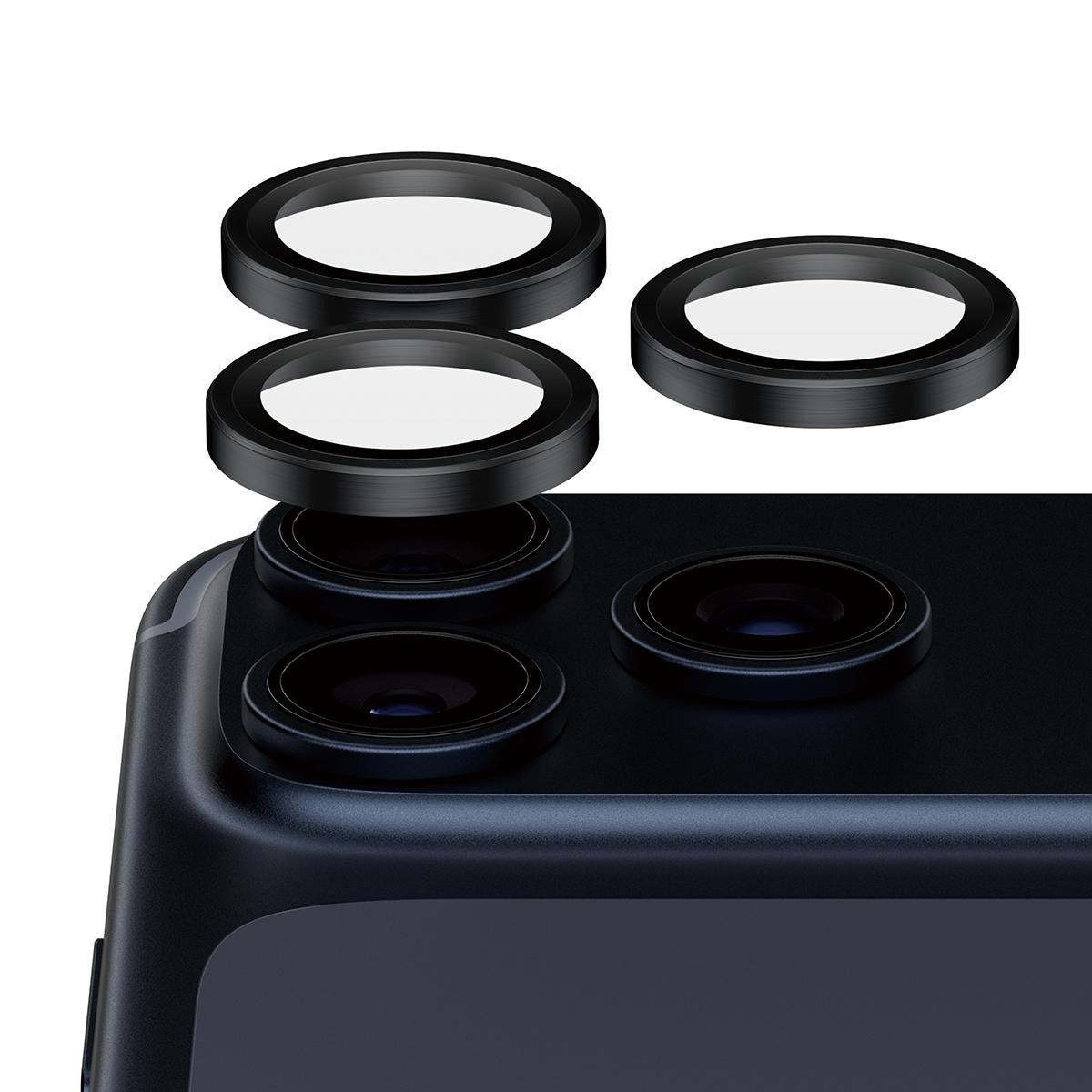 PanzerGlass® Hoops® Ceramic II Kameraschutz iPhone 17 Pro; 17 Pro Max; 16 Pro; 16 Pro Max