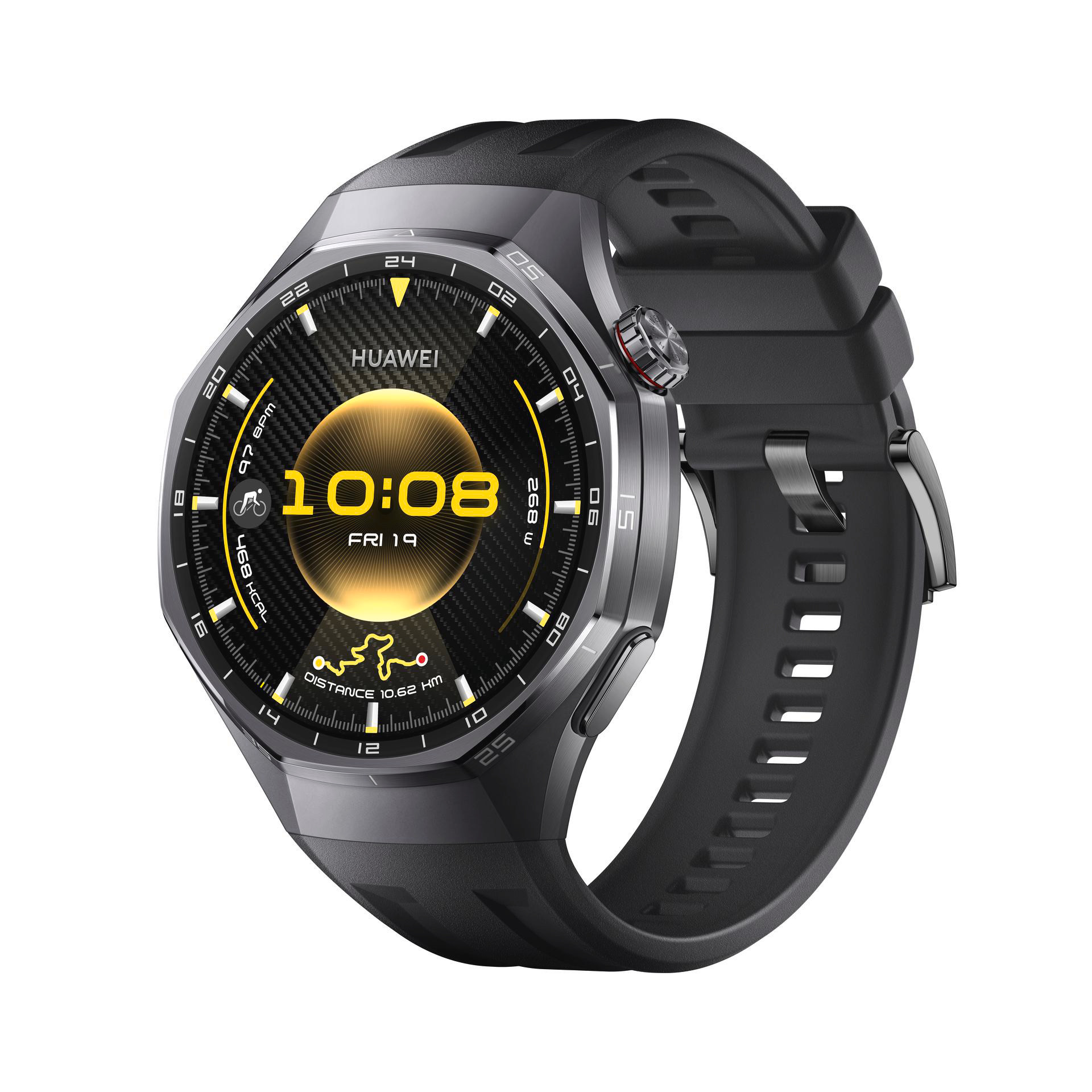 Huawei WATCH GT6 pro 46mm (Atum-B29F), Black Fluoroelastomer S
