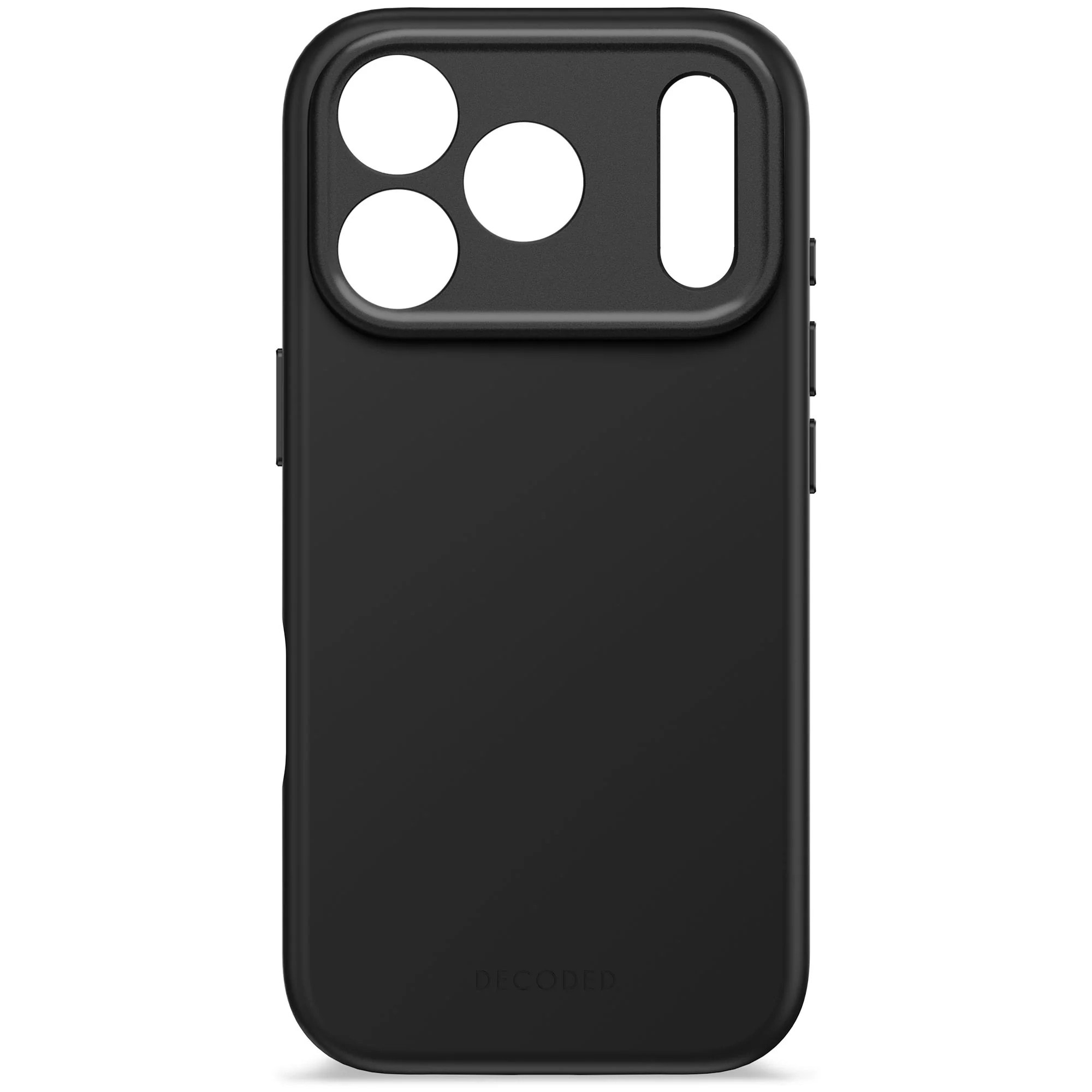 Decoded Antimicrobial Silicone Backcover Iphone 17 Pro Phantom Black Schwarz D25ipo17pbcs9pk - Bild 4