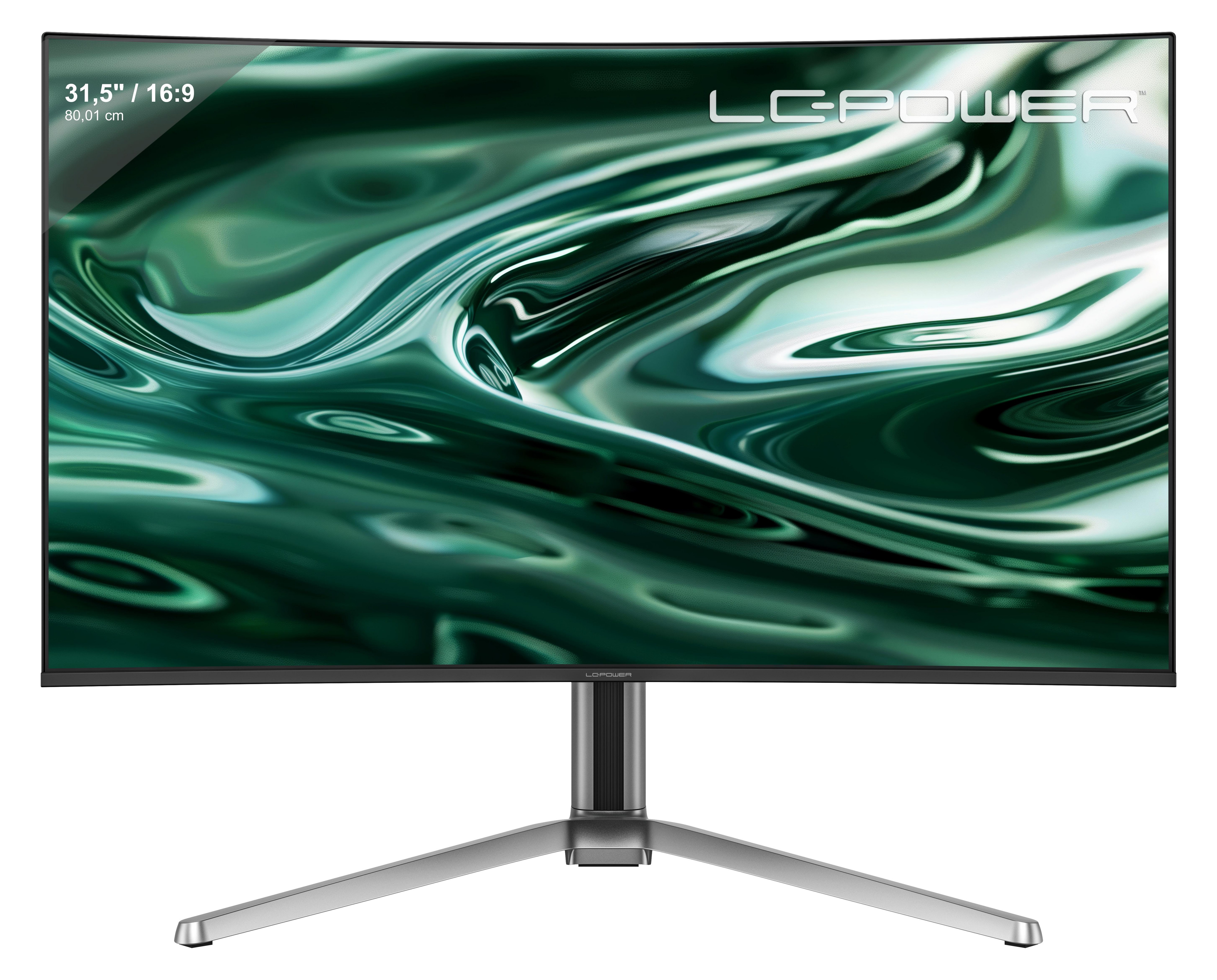 LC-Power LC-M32UCO 31.5 Zoll 4K (UHD) Curved Quantum Dot 16:9 165 Hz Gaming Monitor