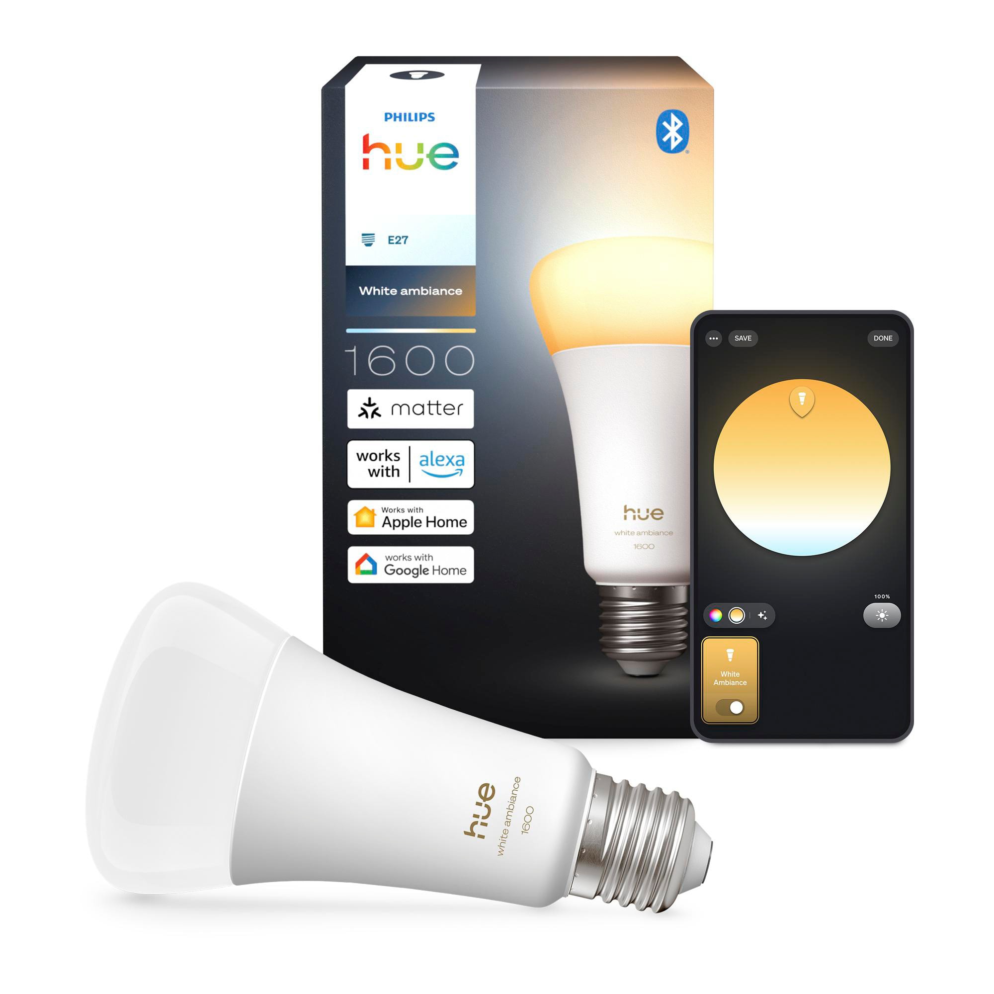 Philiph Hue Smart LED Leuchtmittel 11,8 W E27 warmweiß-kühlweiß dimmbar - Bild 4