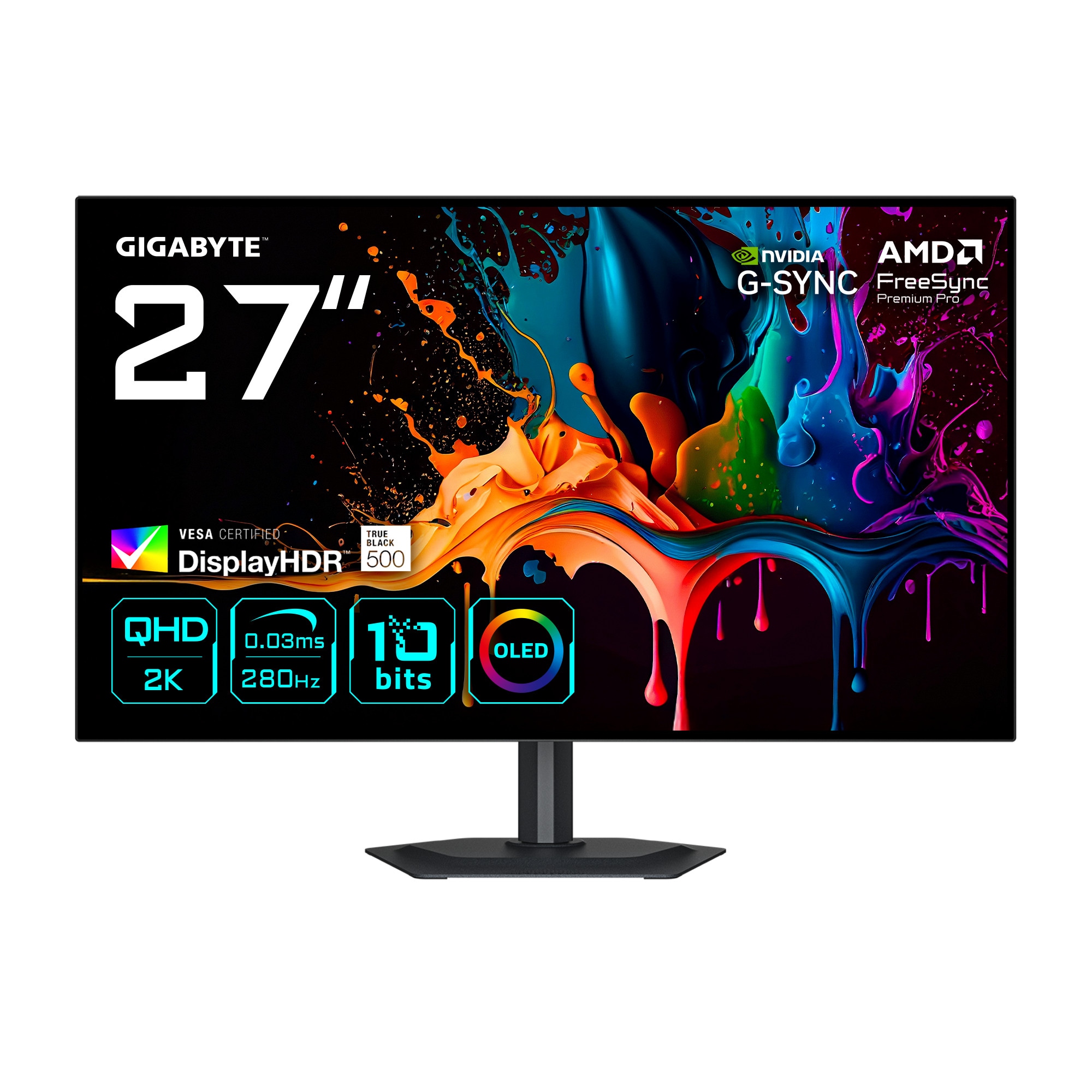 Image of 27" GIGABYTE MO27Q28G - 2560x1440 - 280Hz - WOLED