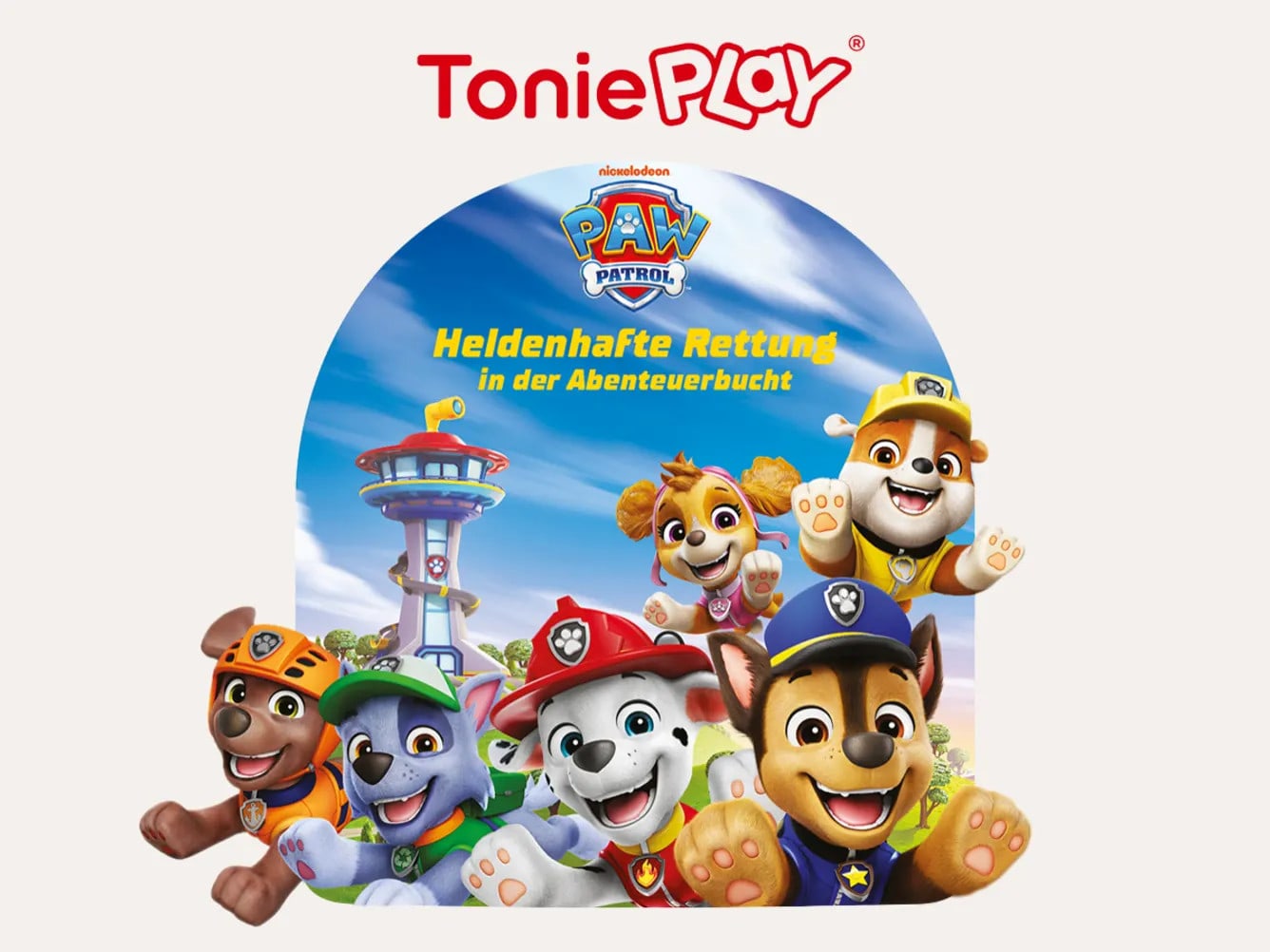 Tonies Play Spiel für Toniebox 2 Play M - Paw Patrol: Heldenhafte Rettung in der Abenteuerbucht
