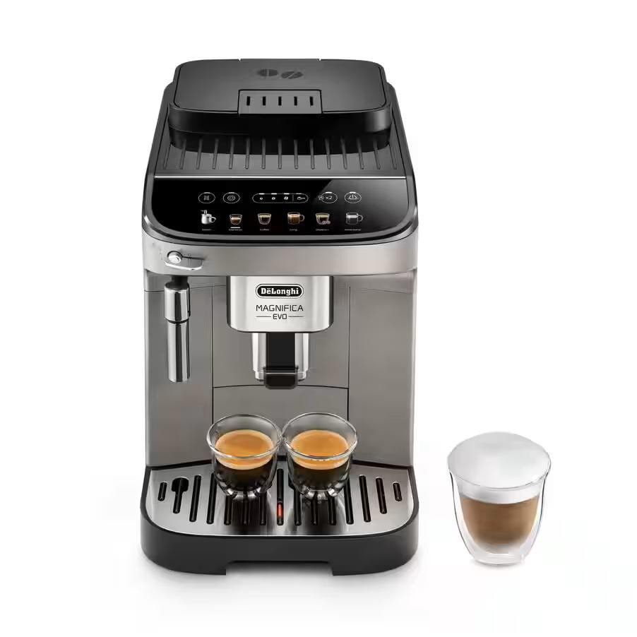 Delonghi Ecam 290.42.Tb Magnifica Evo Kaffeevollautomat Schwarz/Titan Größe 6 Grau