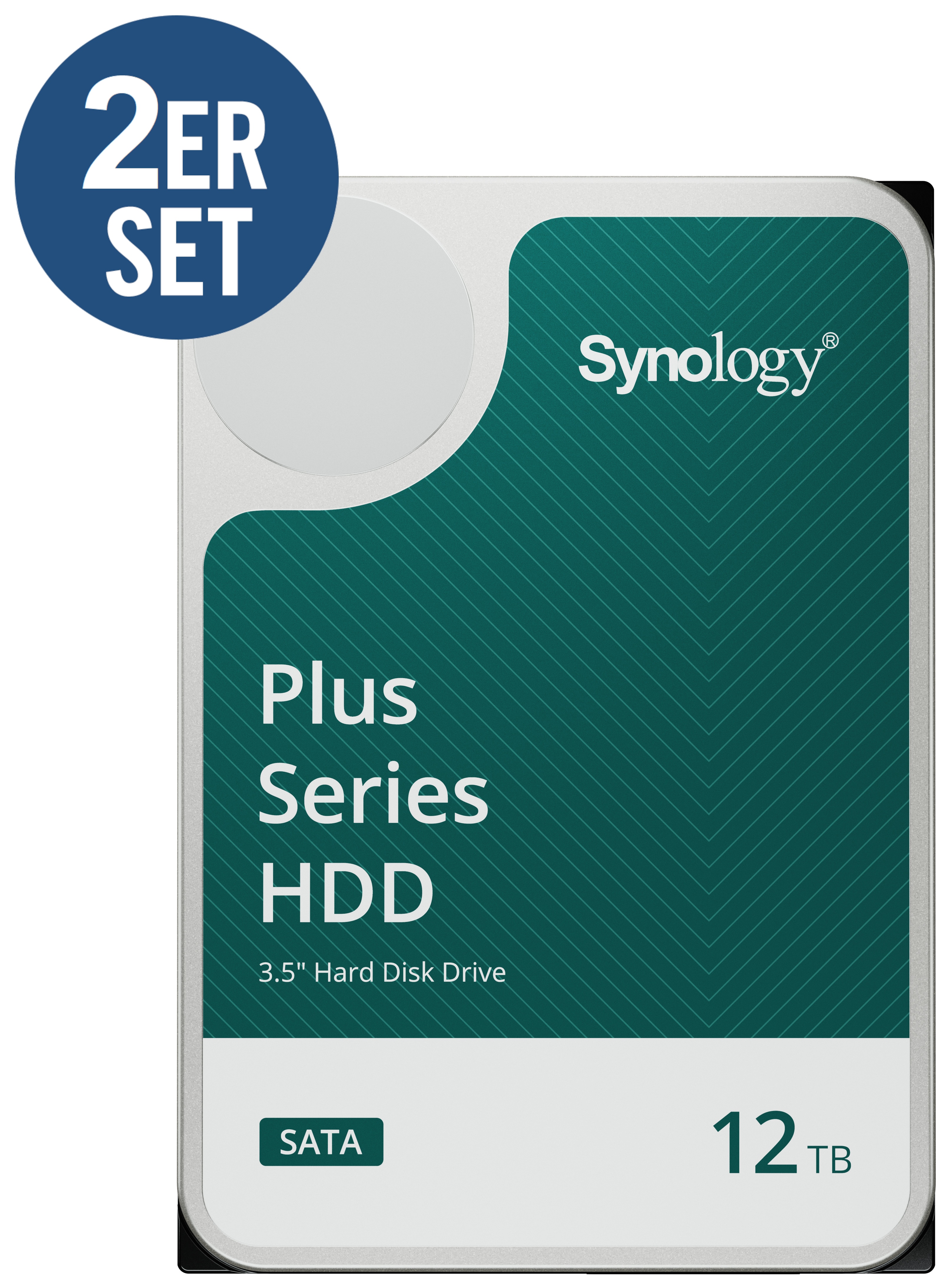 Image of Synology 2x HAT3310-12T 24TB - 2x 12 TB 7200 rpm 256 MB 3,5 Zoll SATA 6 Gbit/s CMR Doppelpack