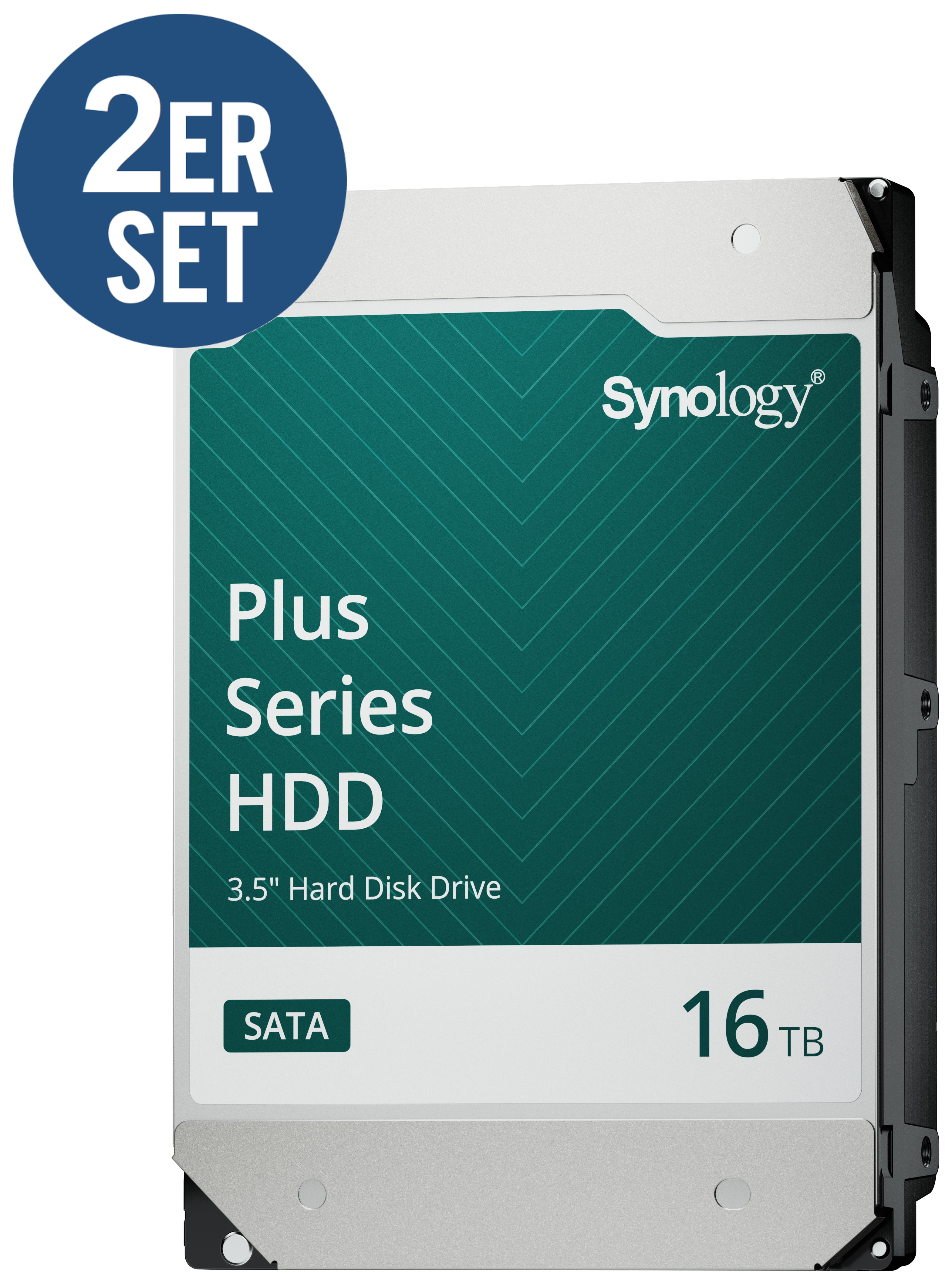 Synology 2x HAT3310-16T 32TB - 2x 16 TB 7200 rpm 512 MB 3,5 Zoll SATA 6 Gbit/s CMR Doppelpack