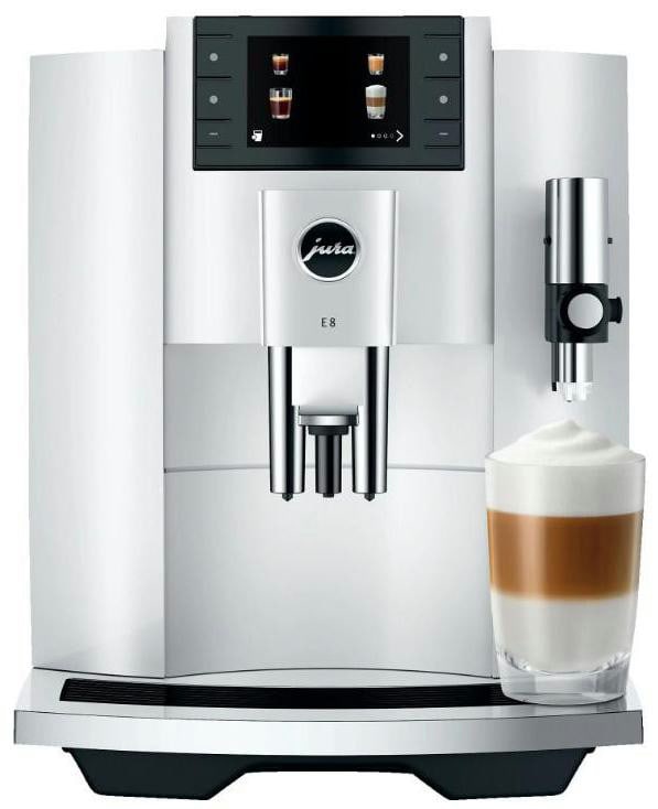 Jura Piano Weiß Kaffeevollautomat "15747 E8 (Ed) Piano White" 27 Spezialitäten Wifi Hot & Light Brew Sweet von Baur - Bild 4