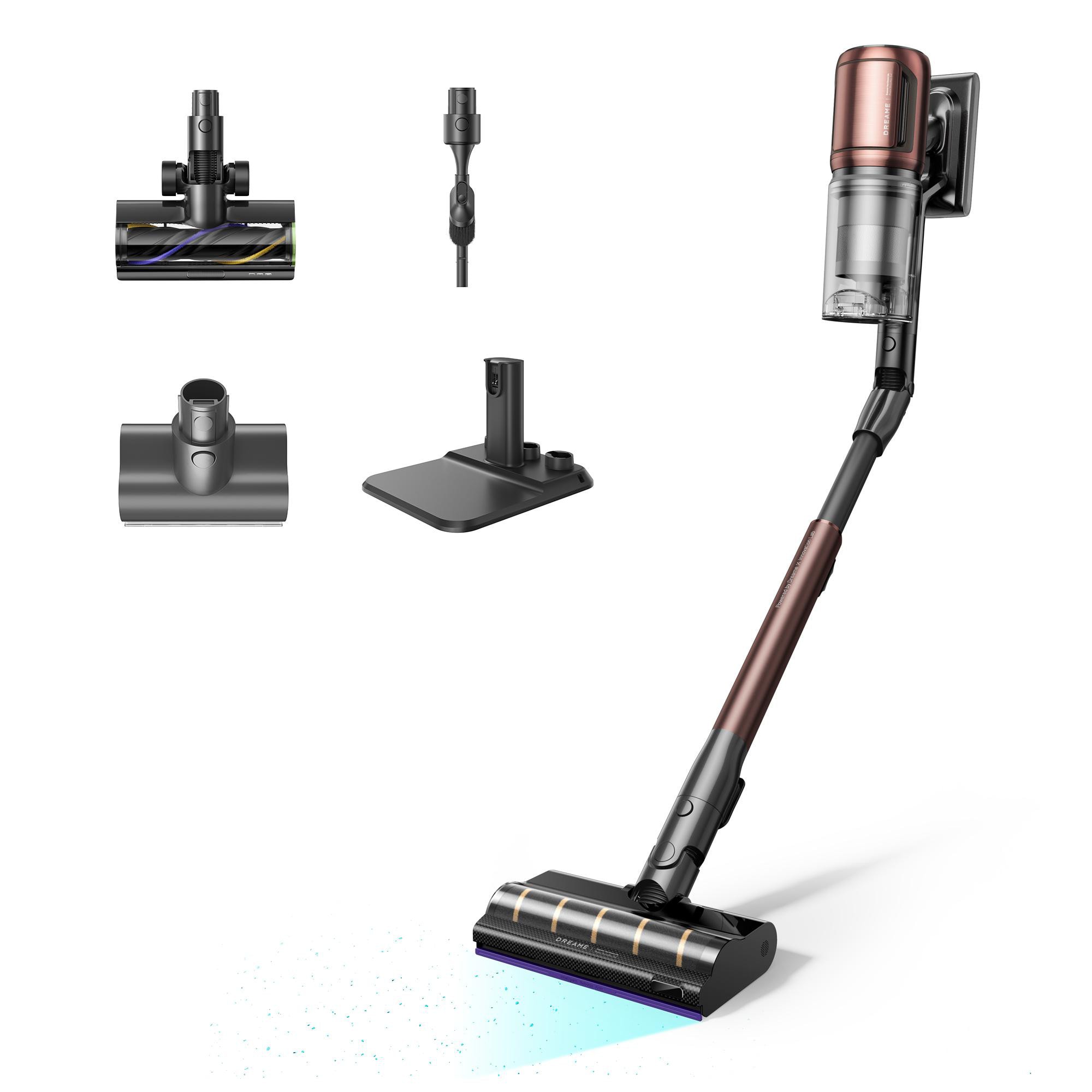 dreame V30 Akku Staubsauger, 0 mm Kantenreinigung, 30000Pa/330 AW Saugkraft | Anti-Verwicklung, 90° klappbar, 4-fach ausziehbar, Reinigung von Hochflorteppichen und Hartböden, bis zu 90 Min. Laufzeit - Bild 7