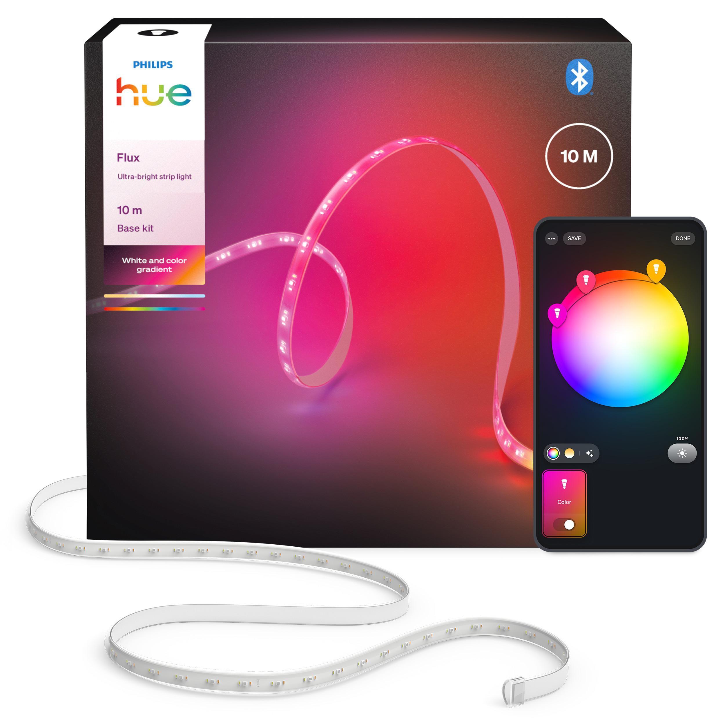Philips Hue Weiss Led Streifen, Flux Ultra Bright Gradient Lightstrip (Mehrfarbig, Rgbw, 1000 Cm, Indoor) - Bild 5