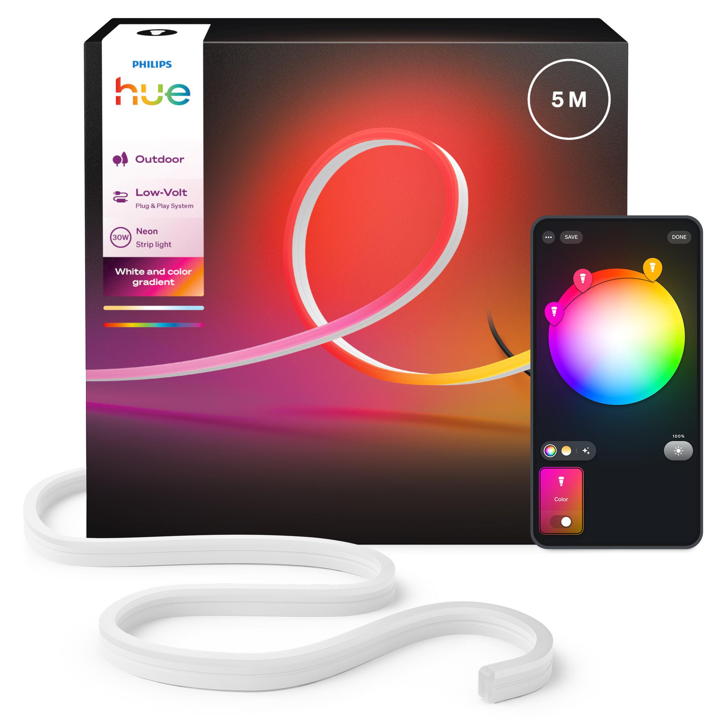 Licht Philips Hue Led-Stripe Eek: G (A - G) Neon Gradient Outdoor 30 W Rgbicww - Bild 4