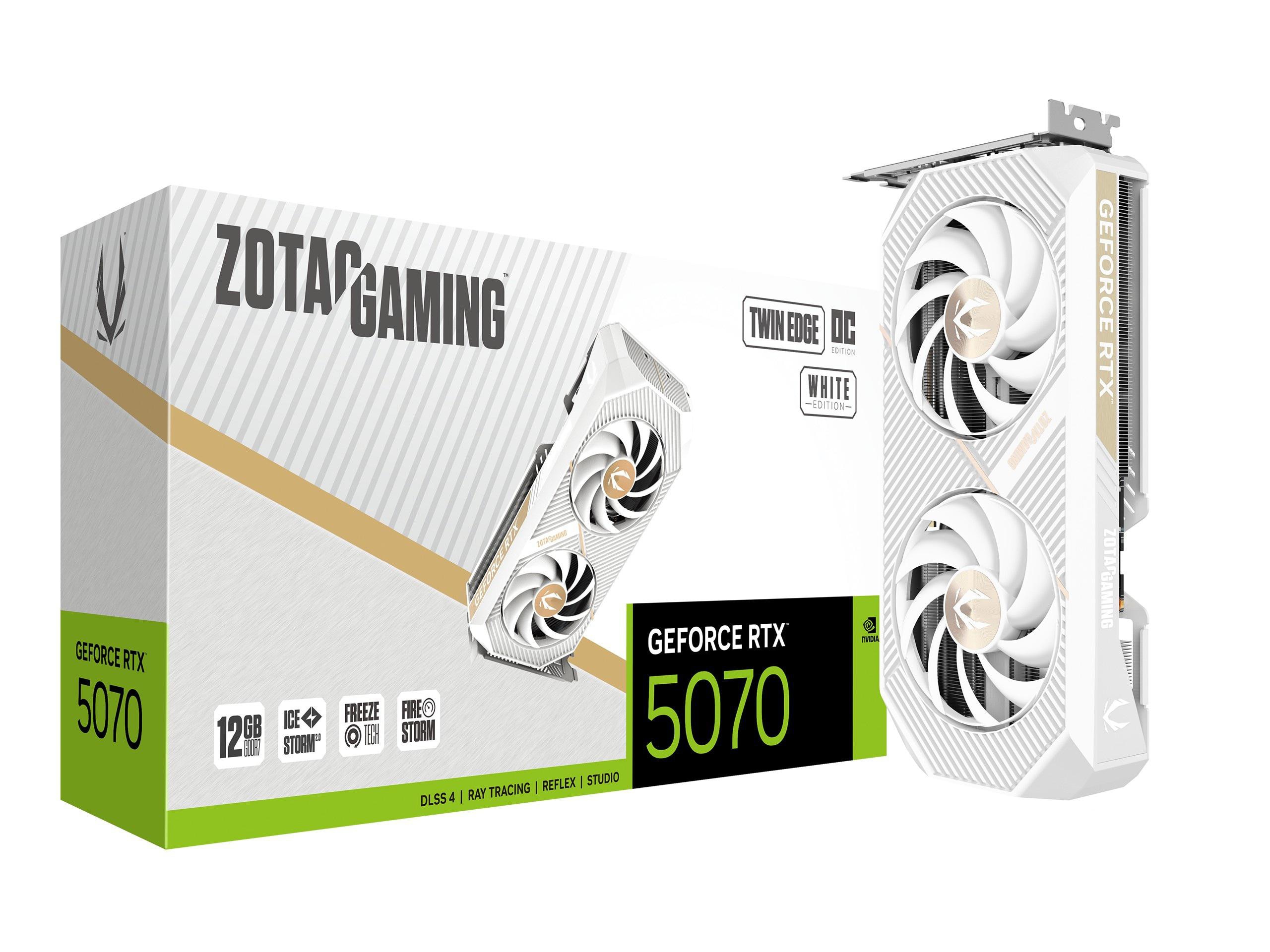 Zotac GAMING GeForce RTX 5070 Twin Edge OC 12GB GDDR7 White