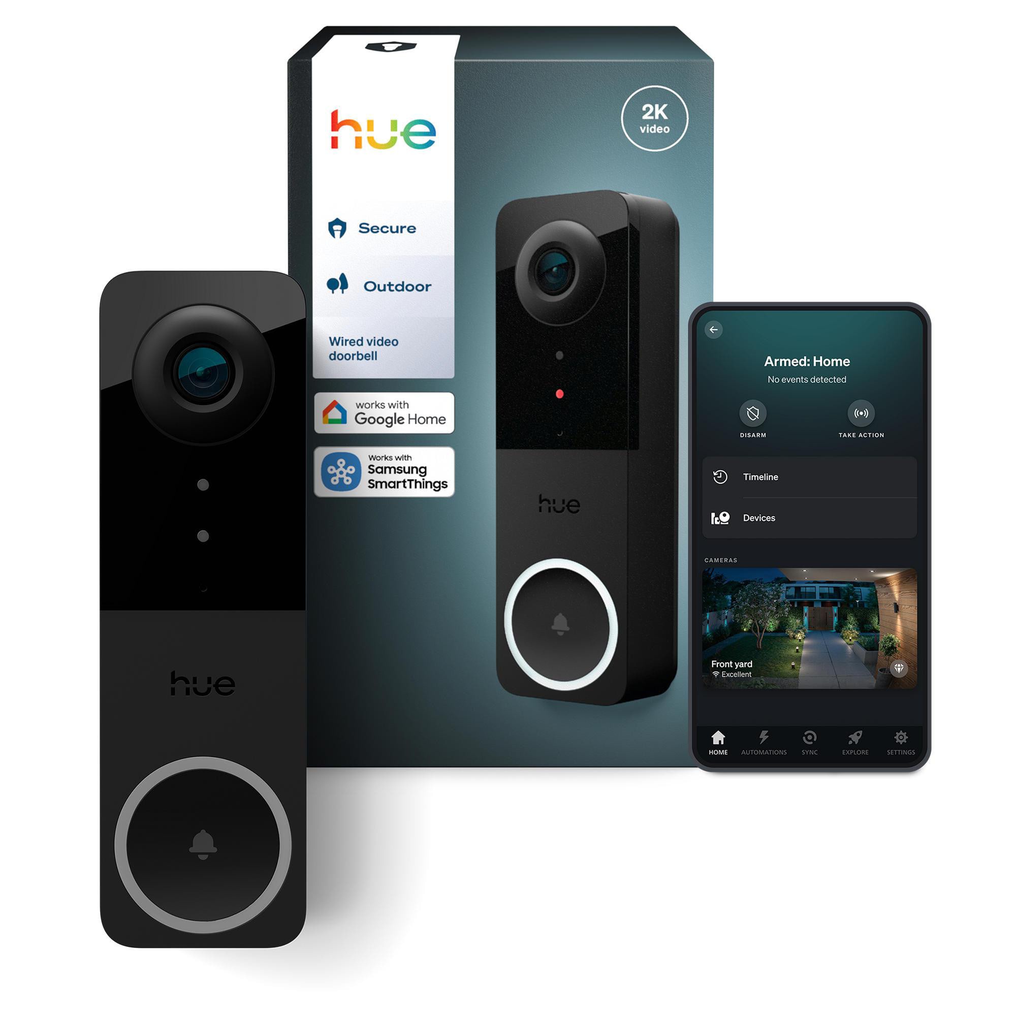 Philips Hue Schwarz Klingel + Türsprechanlage, Secure (Kabellos) - Bild 3