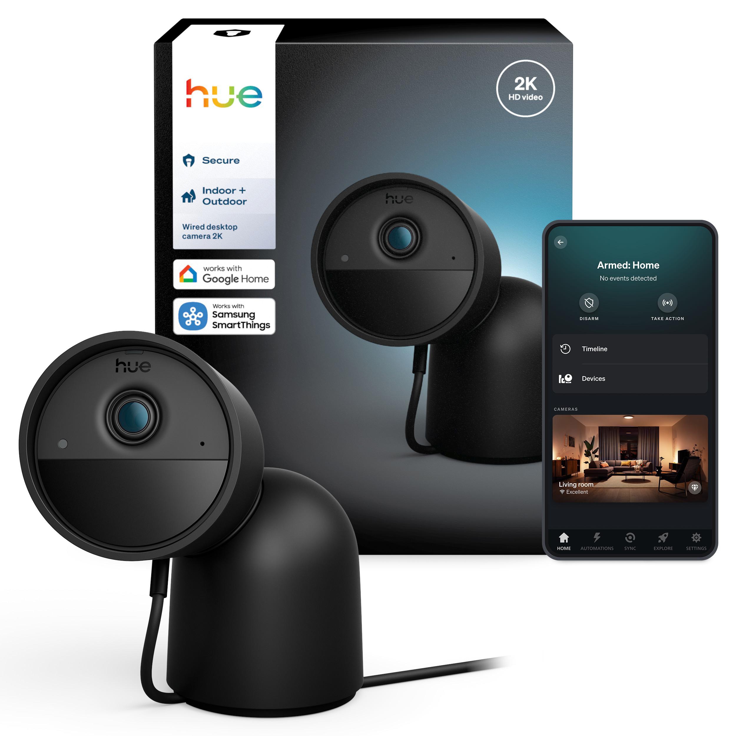 Philips Hue Hue Secure Secure 2K Desktop Kamera Schwarz - Bild 5