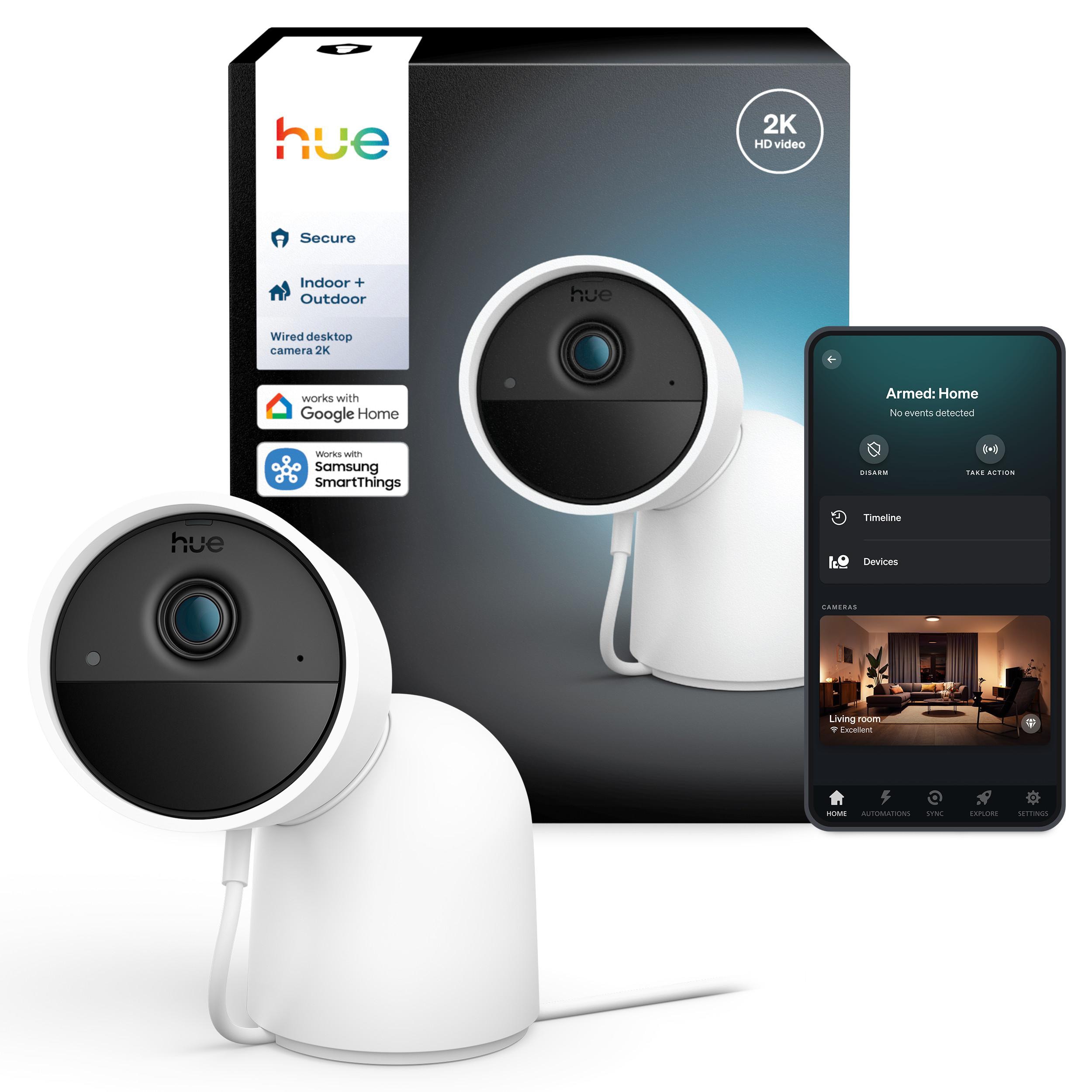 Philips Hue Kamera Verbunden - Außen - Verkabelt - Nachtsicht - 2K - Weiß - Bild 6