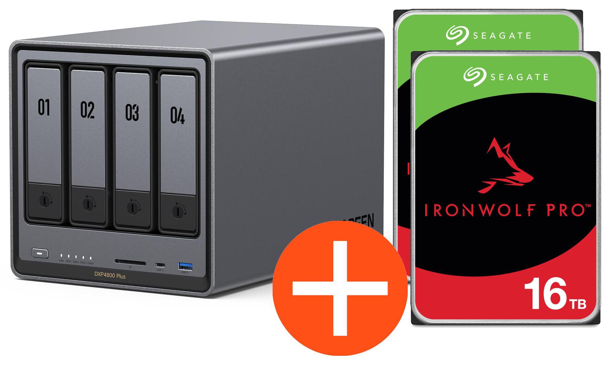 Ugreen Nasync Dxp4800 Plus Nas System 4-Bay 16Tb Inkl. 4X Wd Wd40efpx Nas Hdd - Tb Größe 4 - Image 35