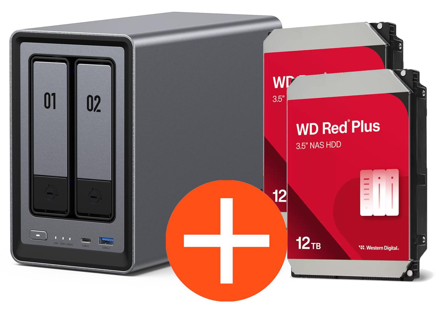 UGREEN DXP2800 NAS-System 8 TB + 2x 4 TB Seagate IronWolf-Festplatten - Image 17