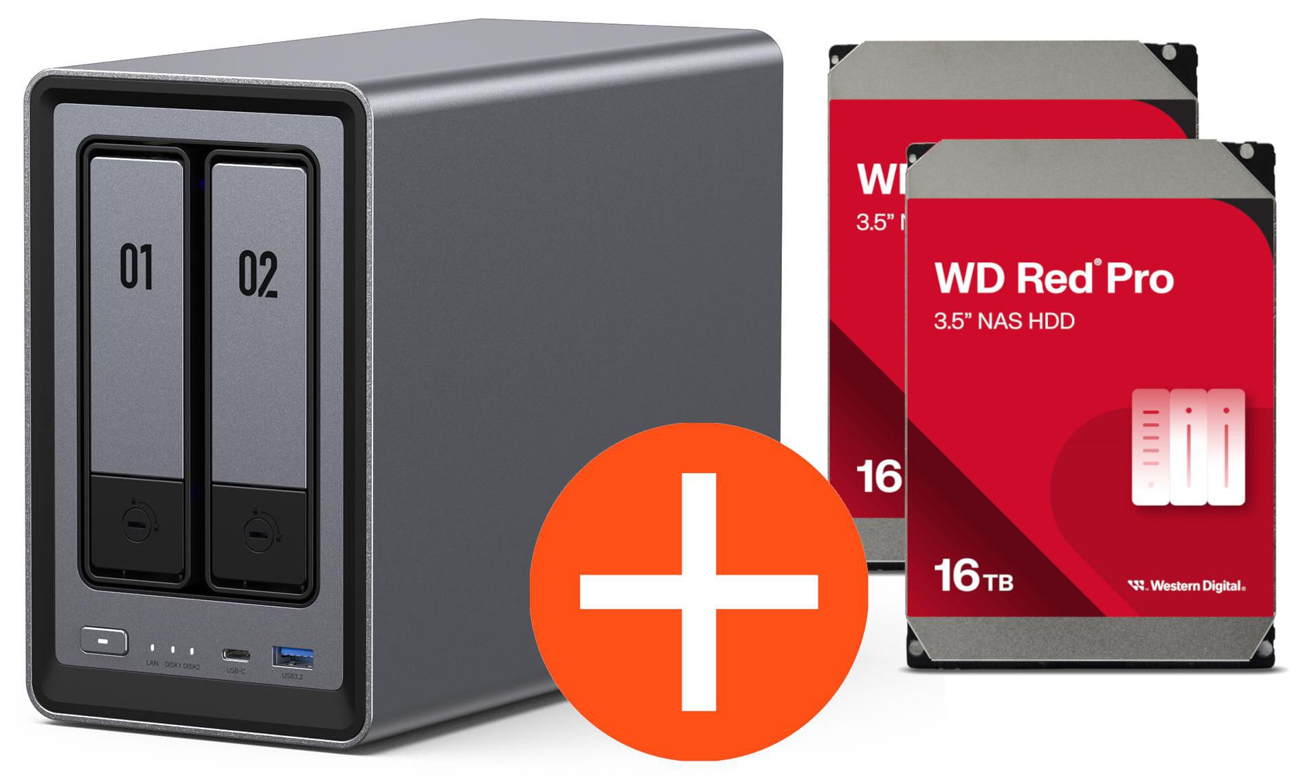 UGREEN DXP2800 NAS-System 8 TB + 2x 4 TB Seagate IronWolf-Festplatten - Image 23
