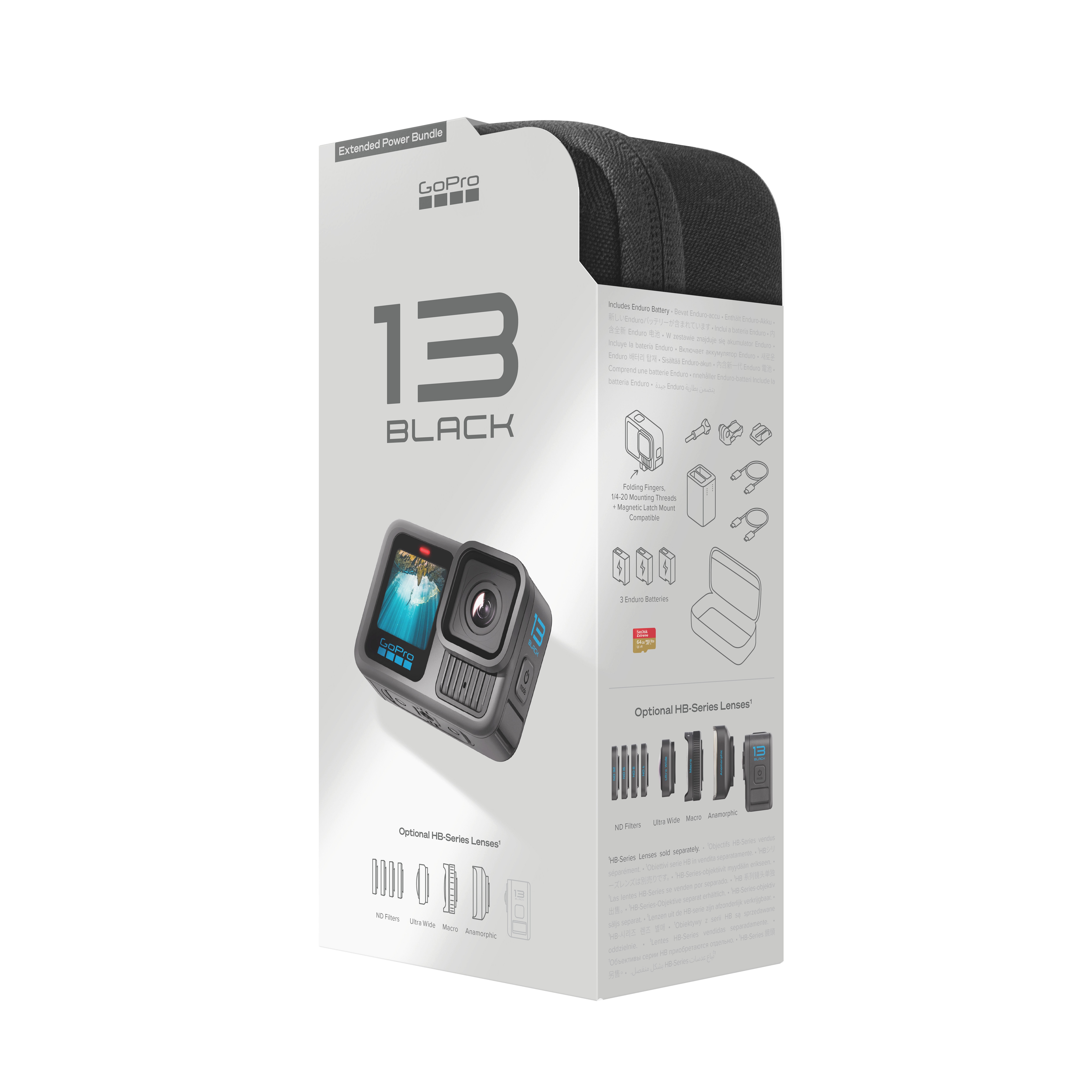 Gopro Hero 13 Black Extended Power Bundle 5,3K60/4K120-Action Cam, Wasserdicht Chdrb-134-Rw - Image 2