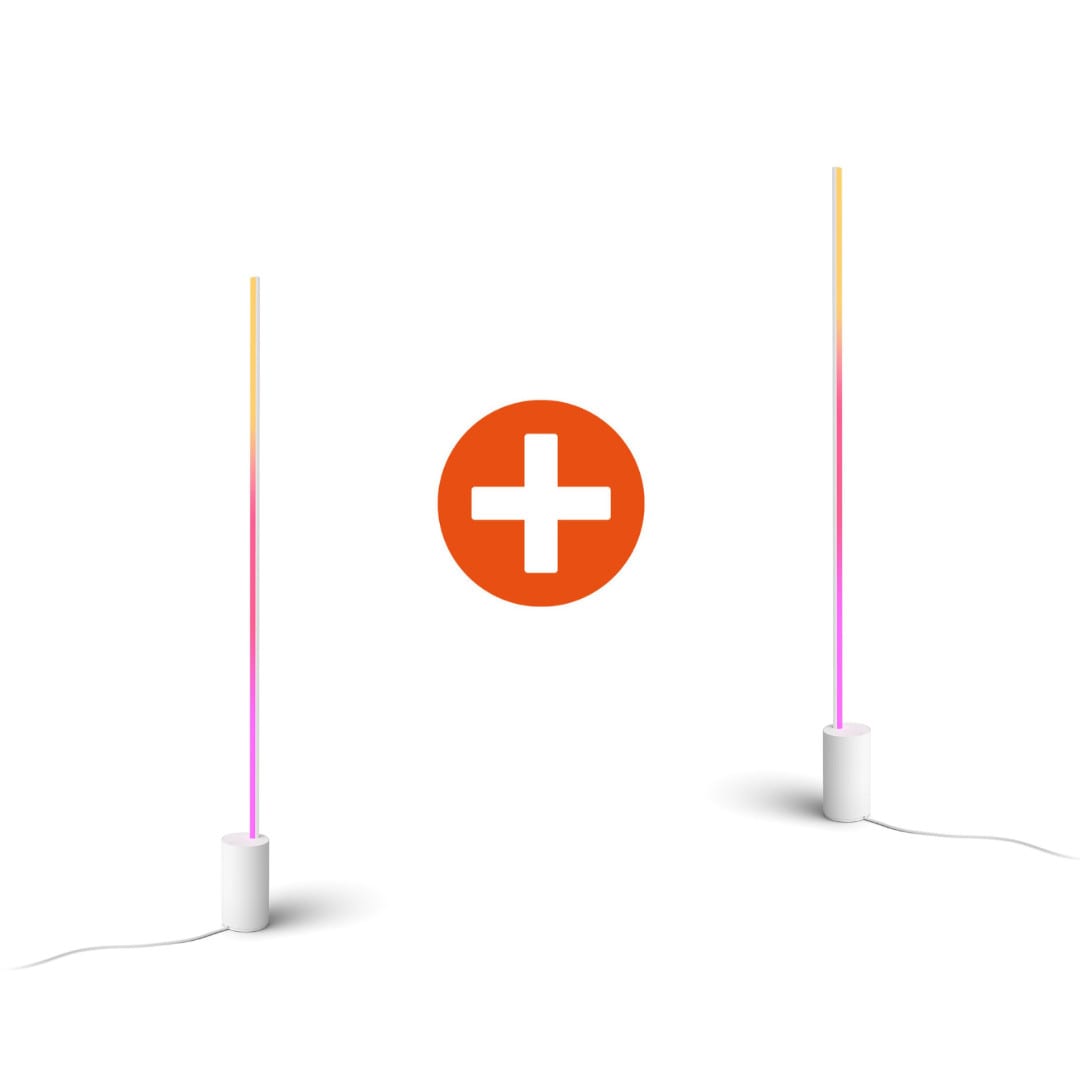 Philips Hue gradient Signe floor lamp - white and coloured light - white - Bild 13