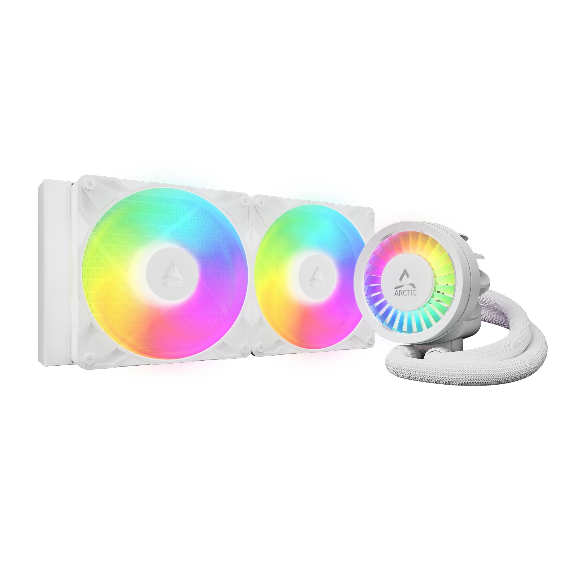 Arctic Liquid Freezer Iii Pro 280 A-Rgb Weiß Komplettwasserkühlung Für Amd Und Intel Cpu
