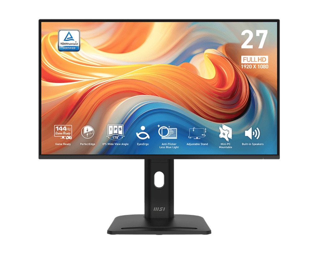 Image of MSI Pro MP275PGDE E14 27 Zoll Full HD IPS LED 16:9 144 Hz Office Monitor