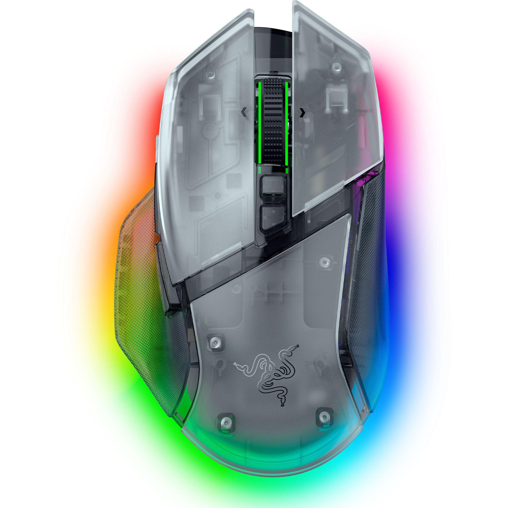 Razer Basilisk V3 Pro 35K Phantom White Edition Voll anpassbare kabellose ergonomische RGB-Gaming-Maus mit 13-Zonen RGB Beleuchtung - Image 3