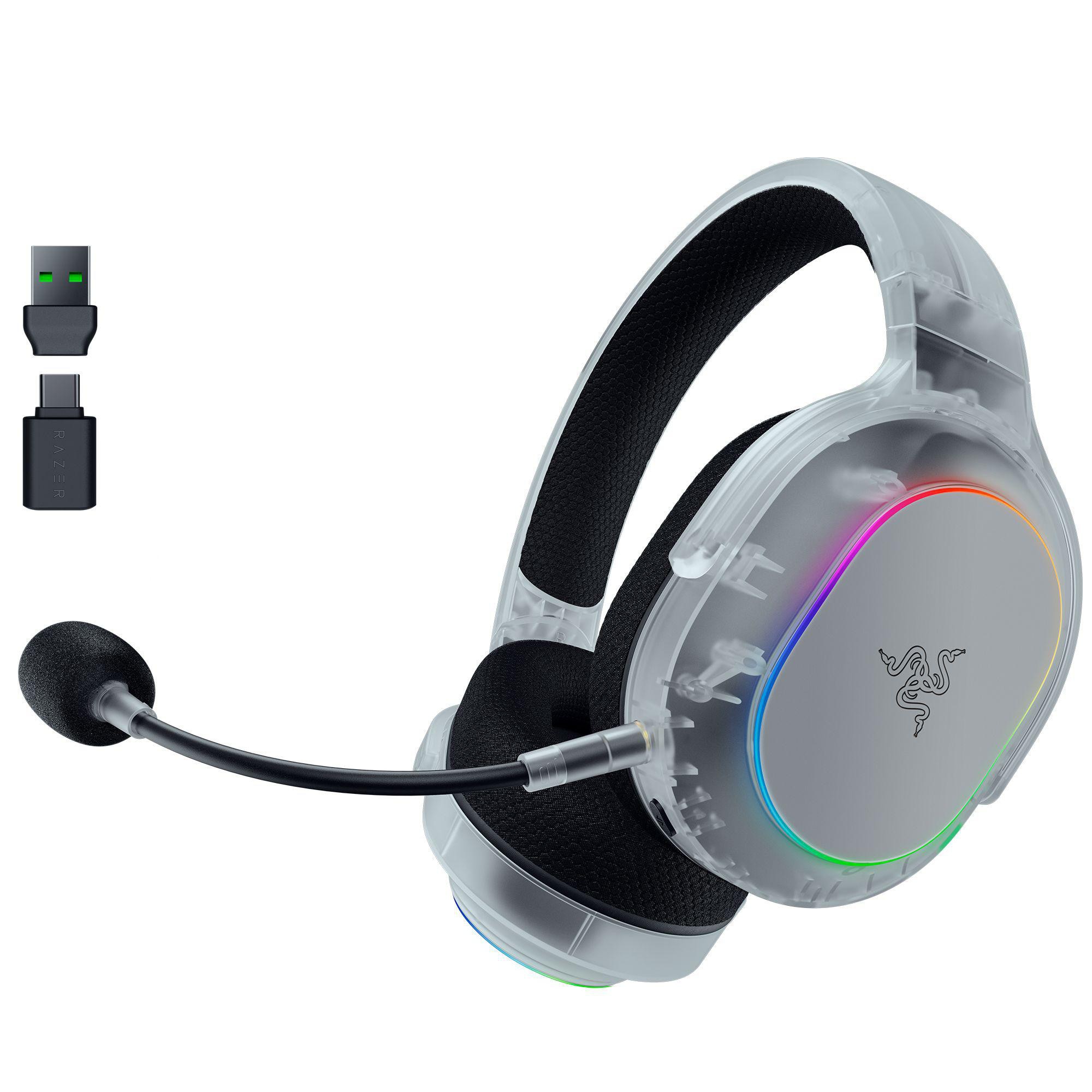 Razer Barracuda X Chroma Phantom White Edition Gaming Headset Kabelgebunden / Kabellos Transparent Schwarz Rz04-05220400-R3m1 - Image 2