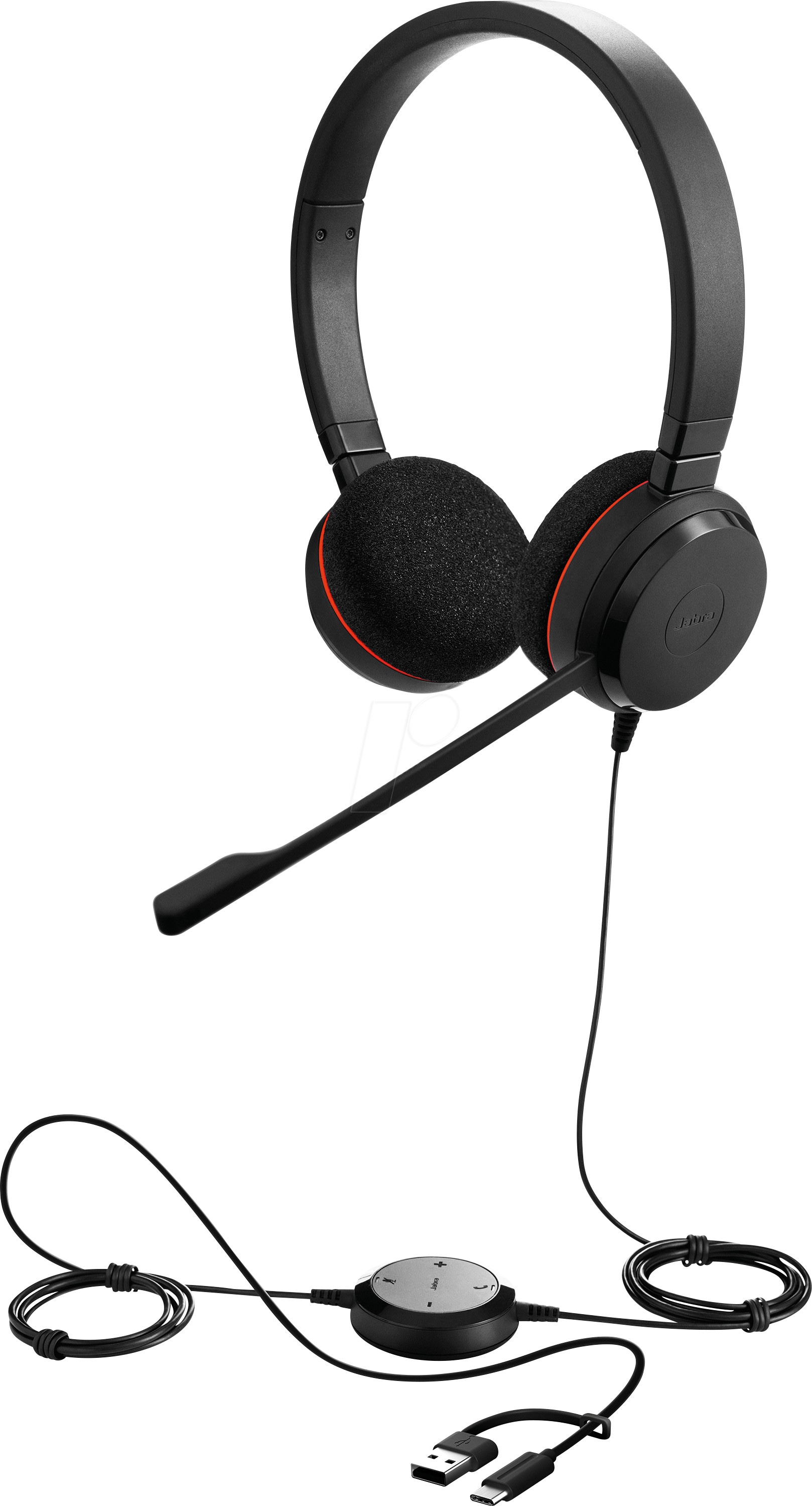 Jabra Evolve 20 Stereo Kabelgebundenen Headset Usb-C/A, Microsoft Teams 4999-823-169 - Bild 4