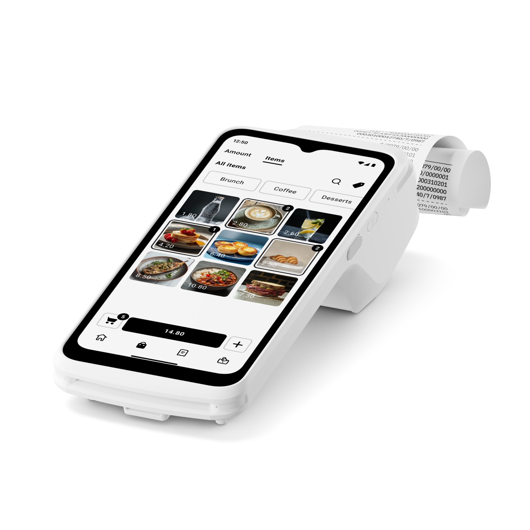 SumUp Payments Limited SumUp Terminal Kartenterminal Bondrucker Finanzamtkonform WLAN SIM RDR-SAT-007