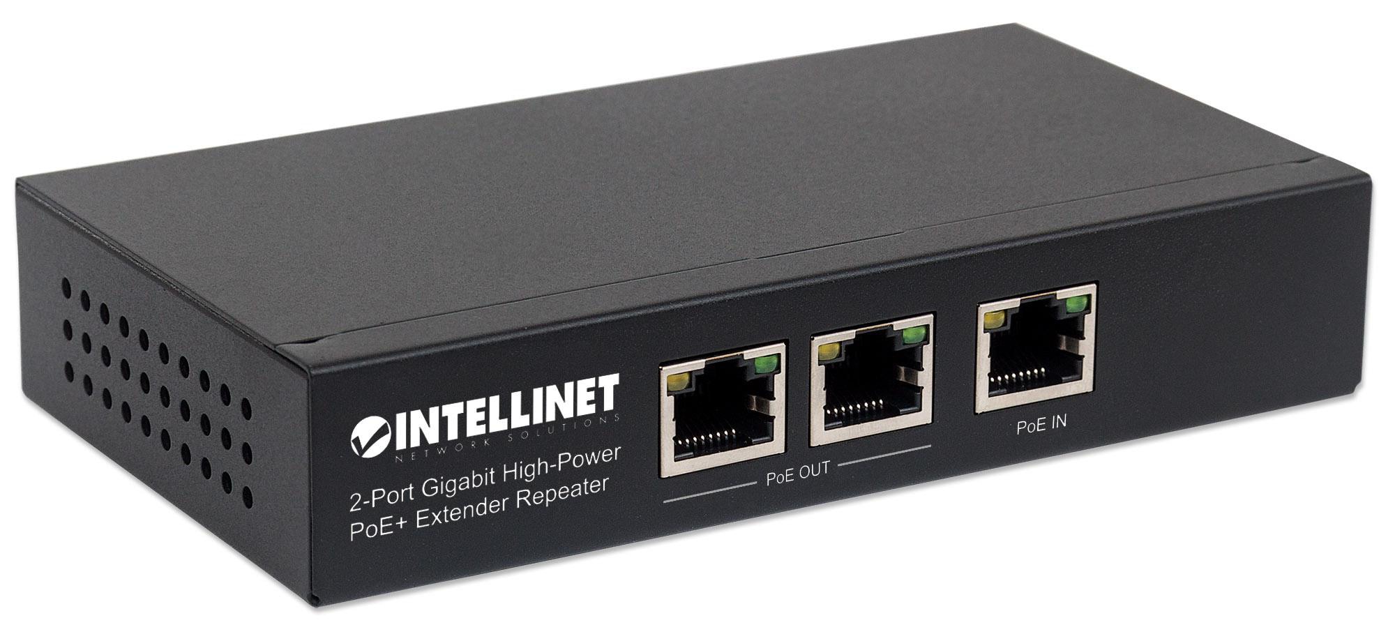 Intellinet 2-Port Gigabit High-Power PoE+ Extender