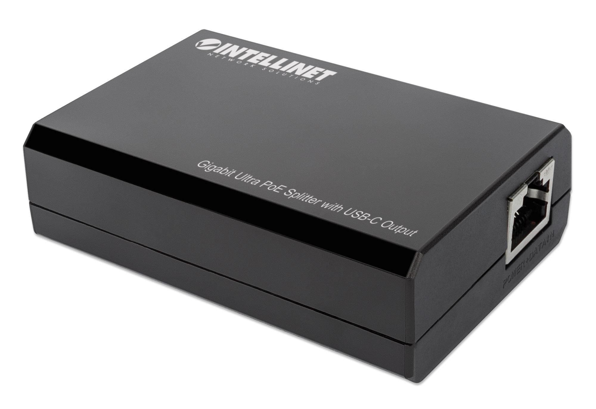 Intellinet Gigabit Ultra PoE-Splitter mit USB-C-Ausgang