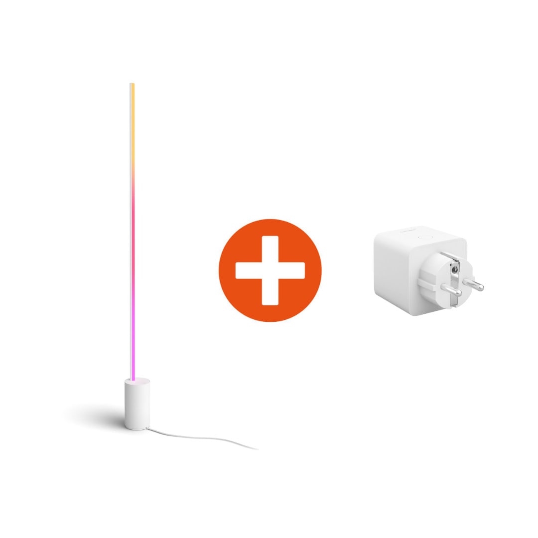 Philips Hue gradient Signe floor lamp - white and coloured light - white - Bild 9