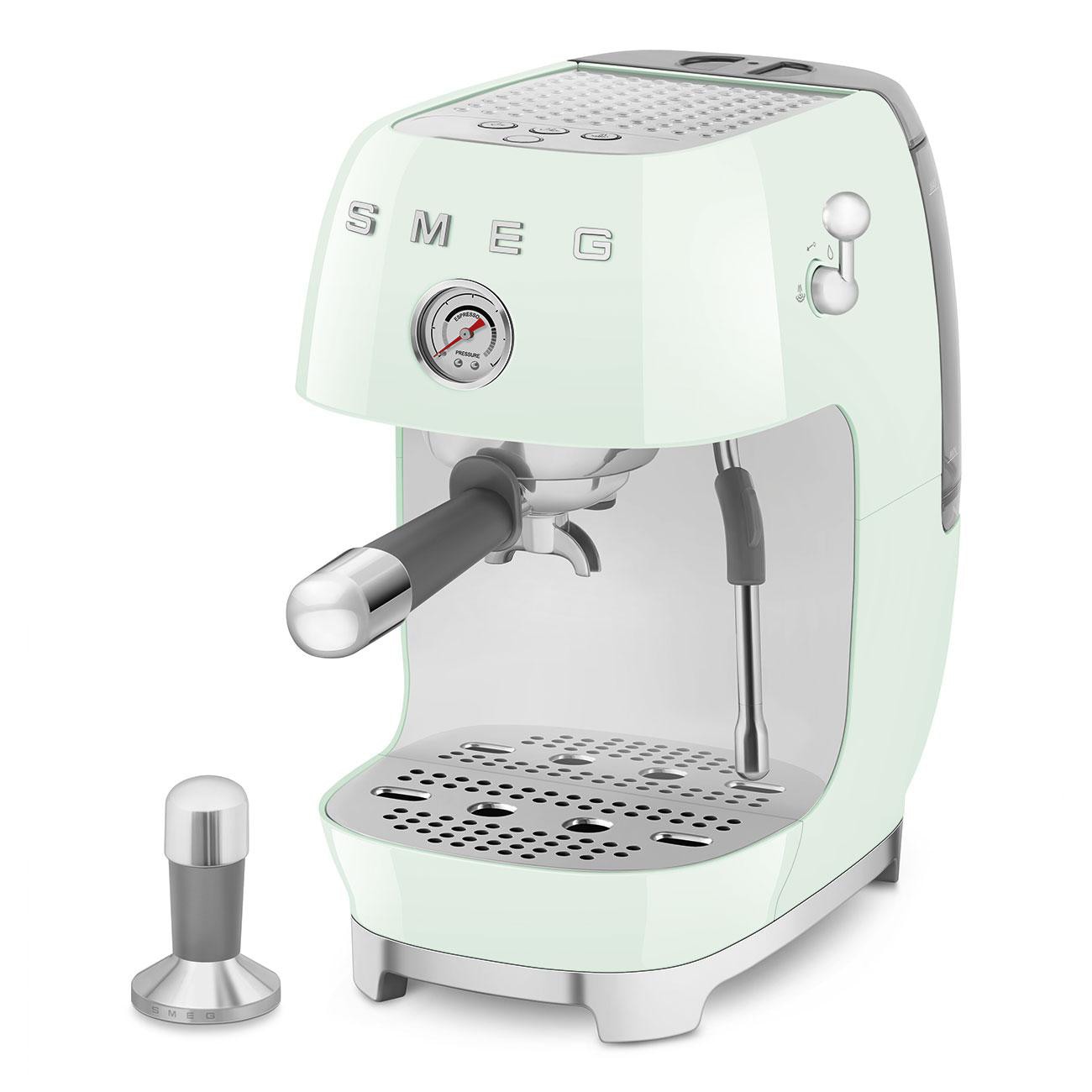 Smeg Ecf03pgeu 50'S Style Premium-Siebträger-Espressomaschine Pastell Größe 4 Grün