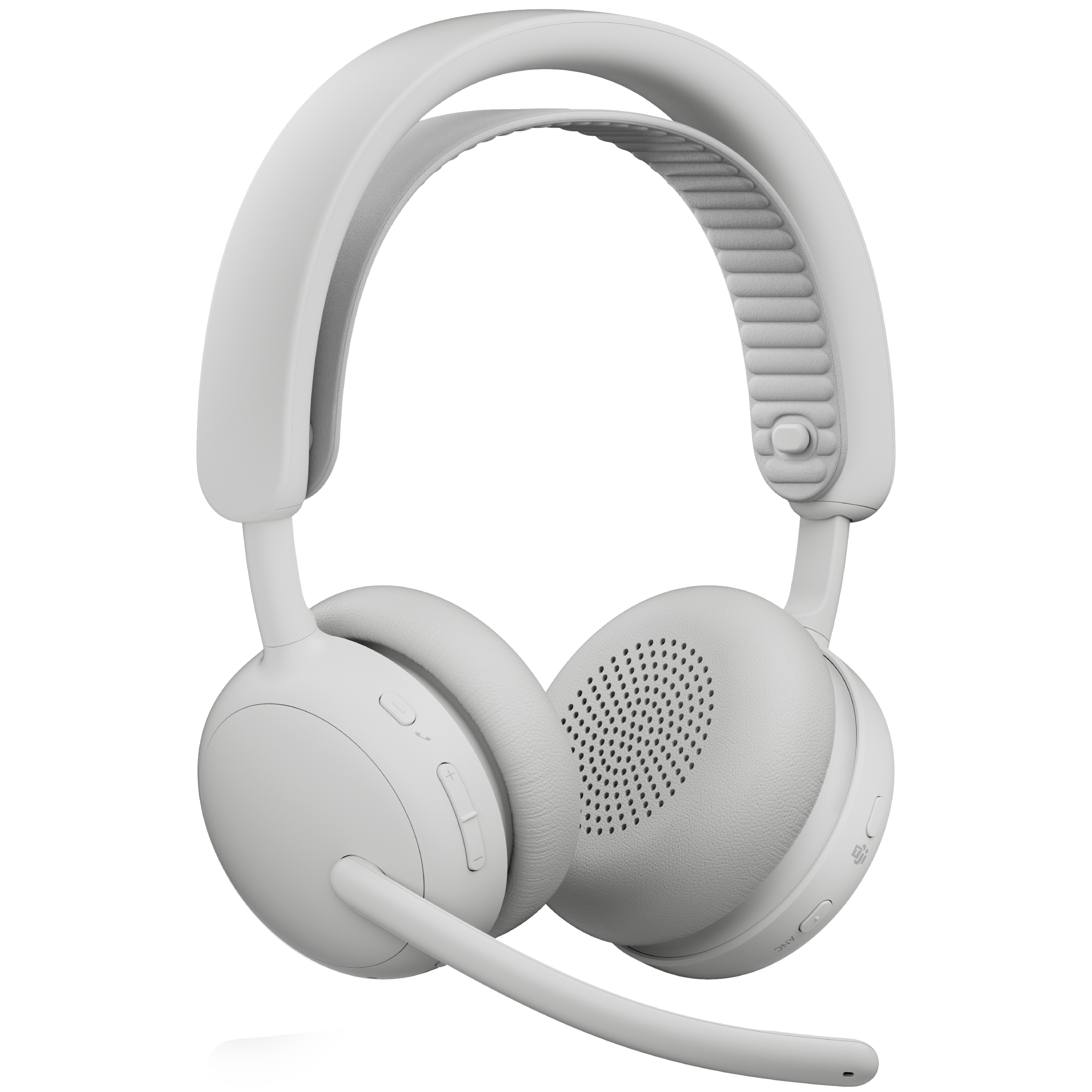 Logitech Zone Wireless Es For Business Kabelloses Usb-Headset Mit Adaptiver Hybrid-Anc, Mikrofon Mit Geräuschunterdrückung, Inkl. Empfänger, Microsoft Teams Zertifiziert Größe 2 Weiß - Bild 3