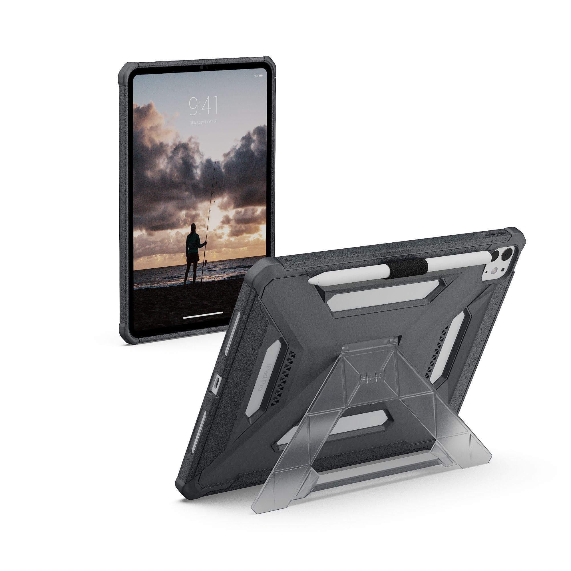 UAG Urban Armor Gear Scout Plus Case mit Kickstand für Apple iPad Pro 11" (2025 & 2024) ash Image