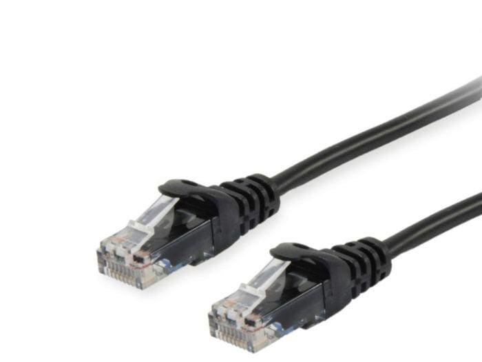 Equip 60315207101 Patchkabel, Cat.6A, U/UTP, 0.25m, Schwarz