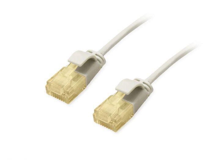 Equip 62670107101 Slim-Patchkabel, Cat.6A, U/UTP, 0.25m, Grau