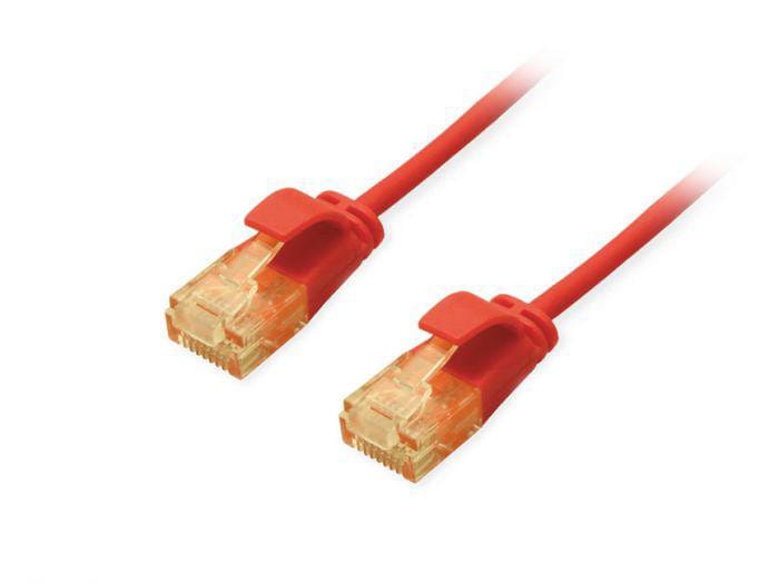 Equip 62620607101 Slim-Patchkabel, Cat.6A, U/UTP, 3m, Rot